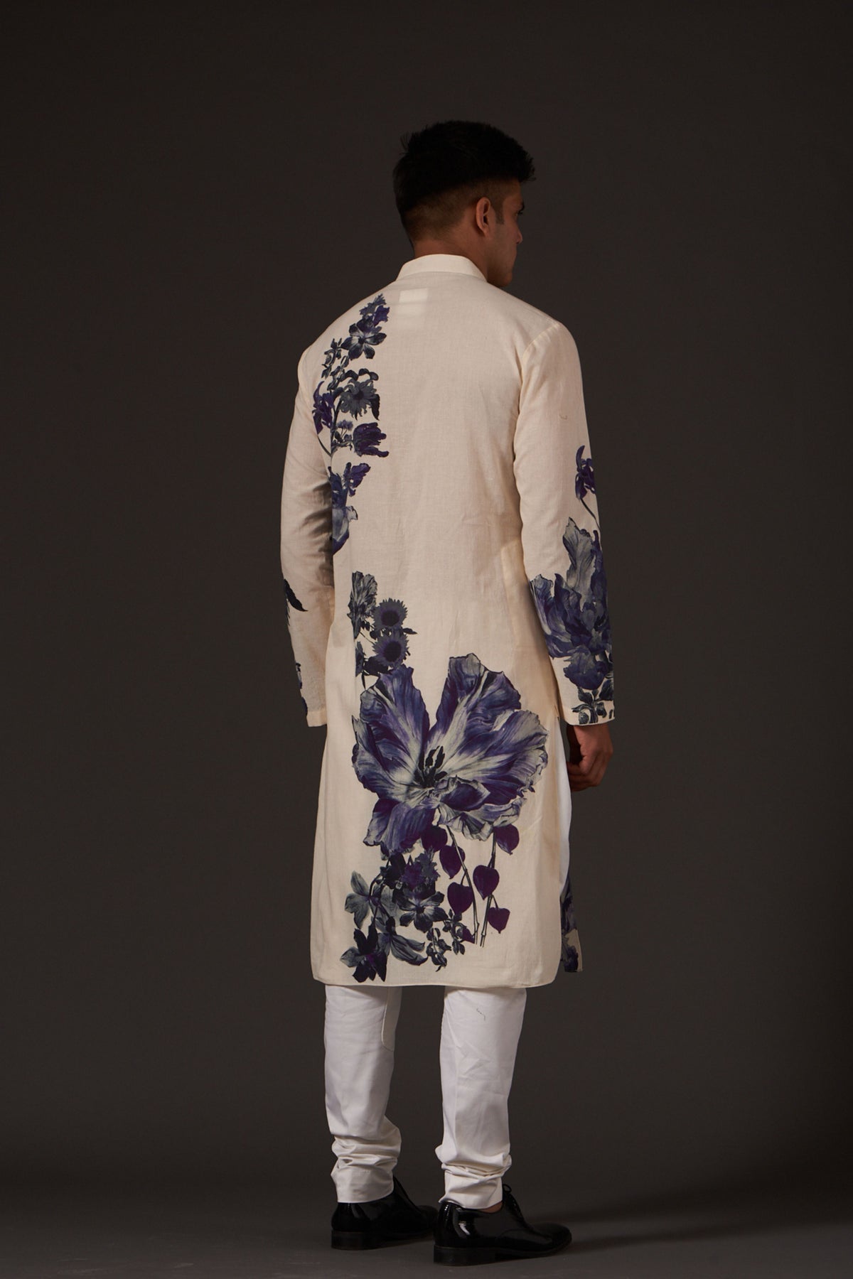 Ivory Digital Print Kurta Set