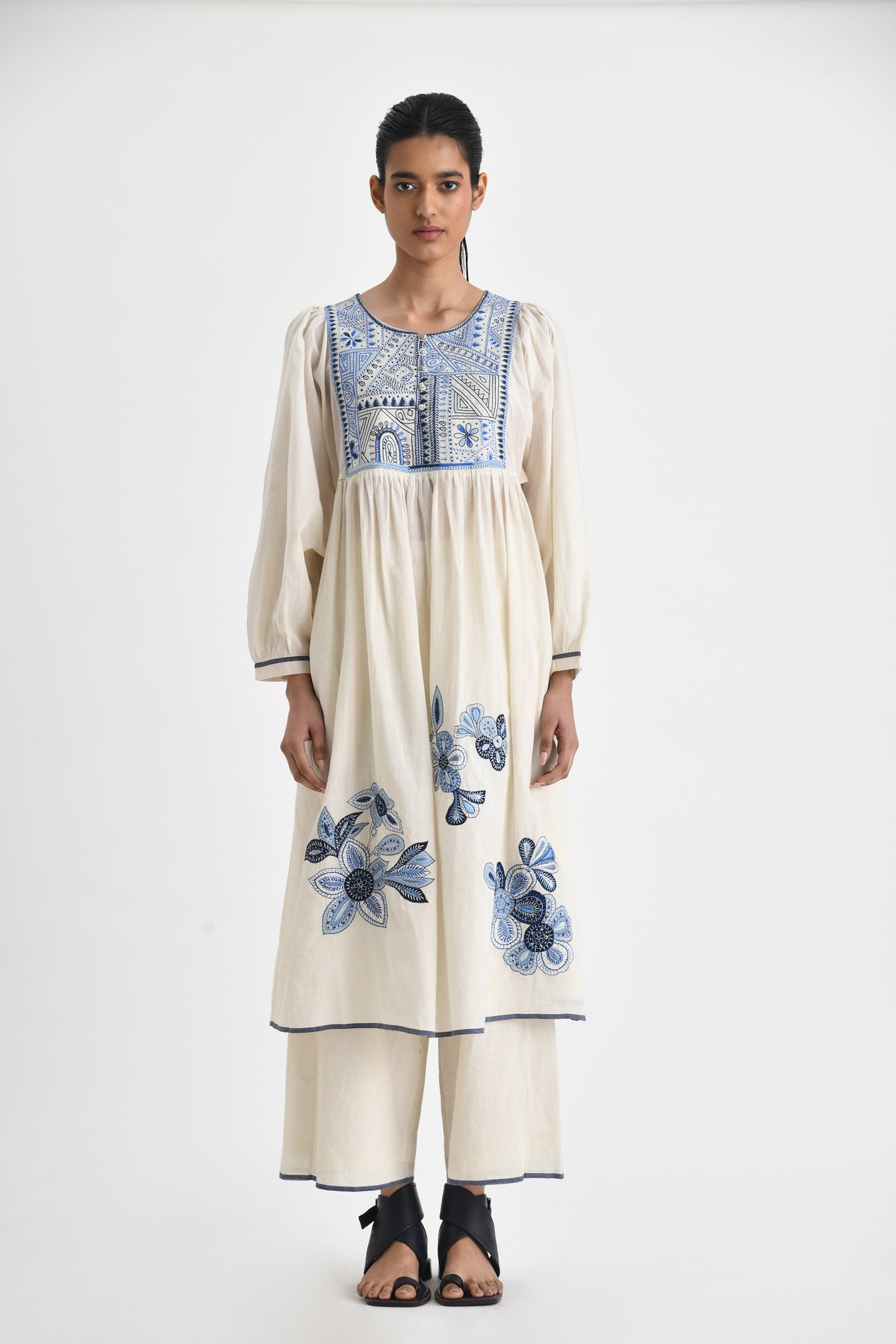 Adria Embroidered Dress