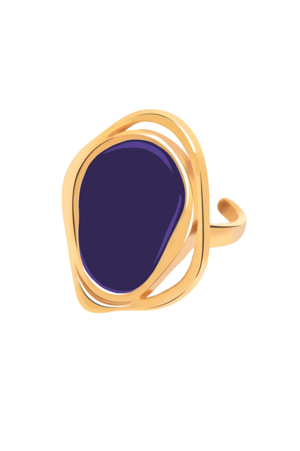 Copacabana Navy Rings