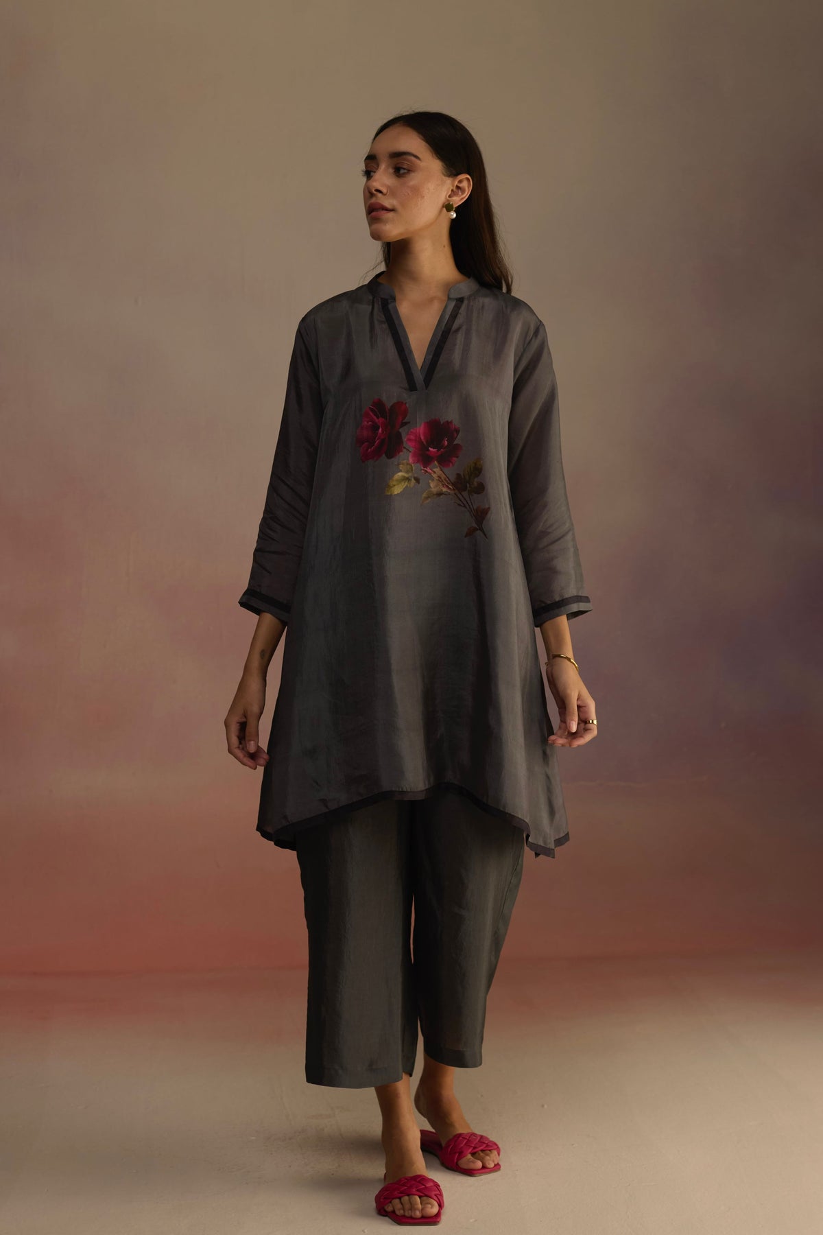 Wallflower Silver Kurta