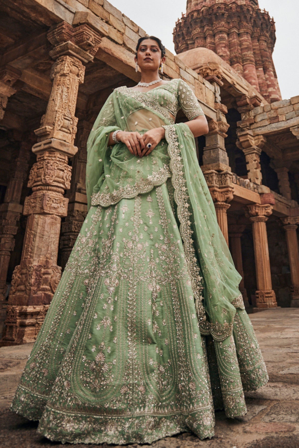 Pistacia Bridal Lehenga Set