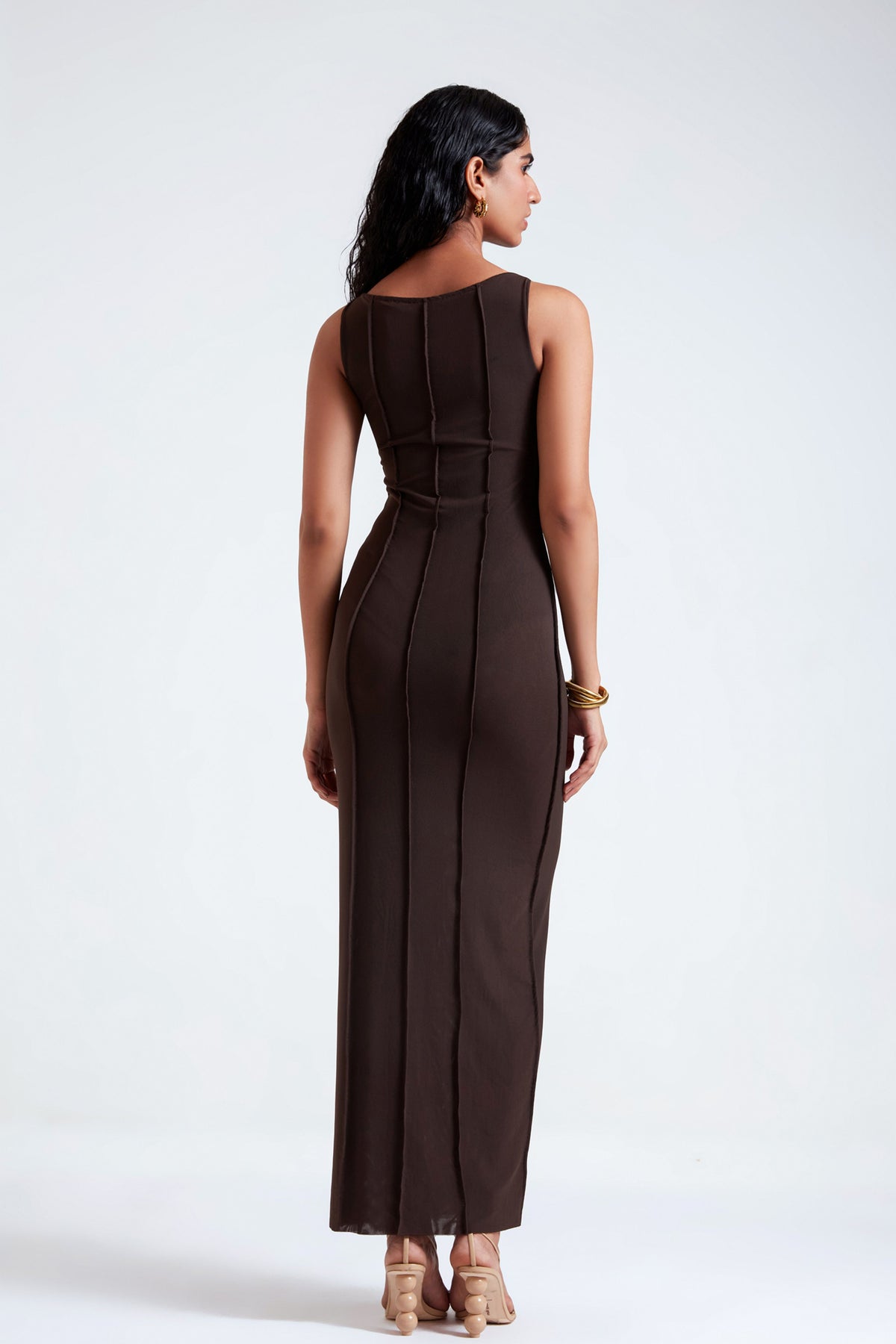 Kassie Black Coffee Gown