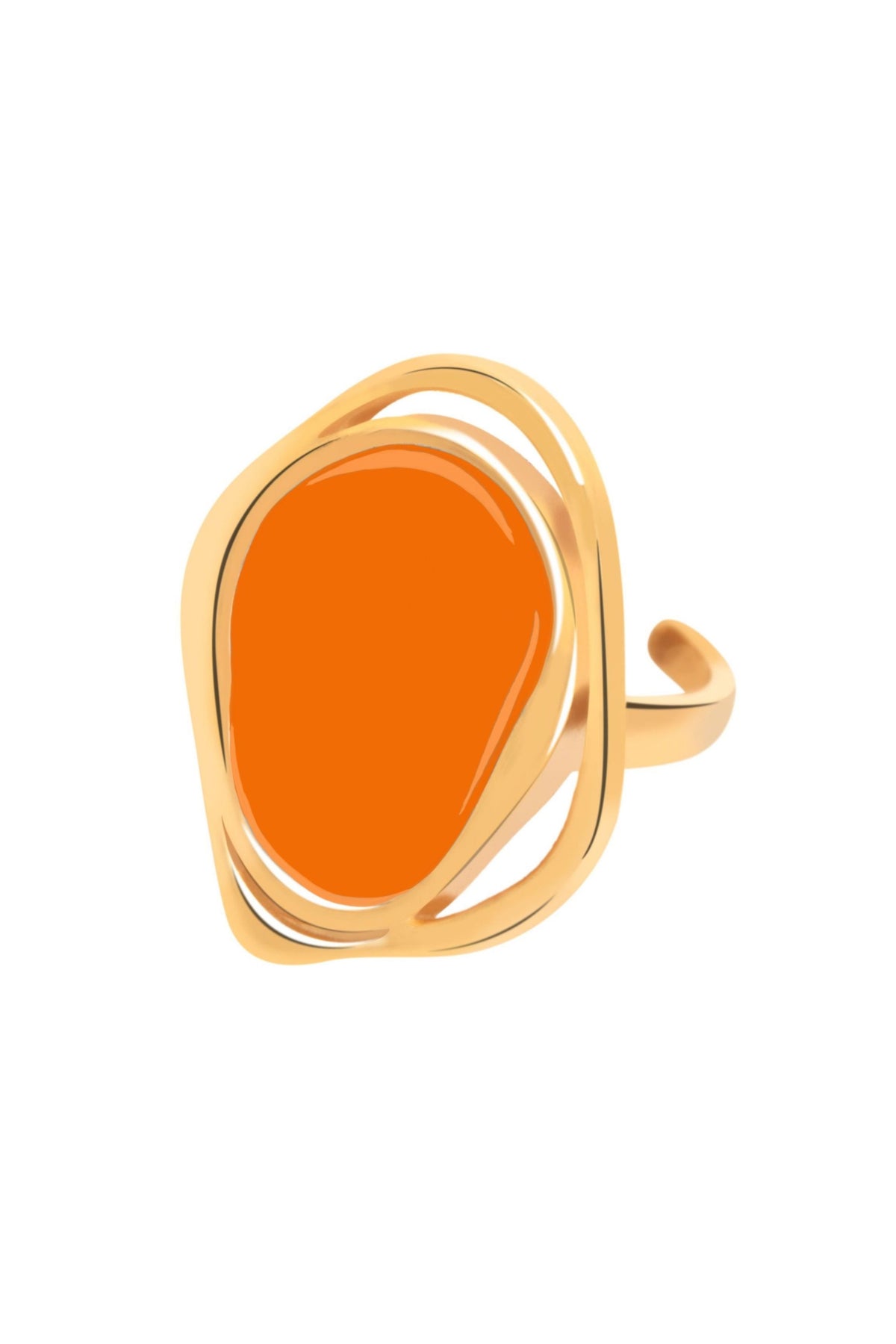 Copacabana Orange Rings