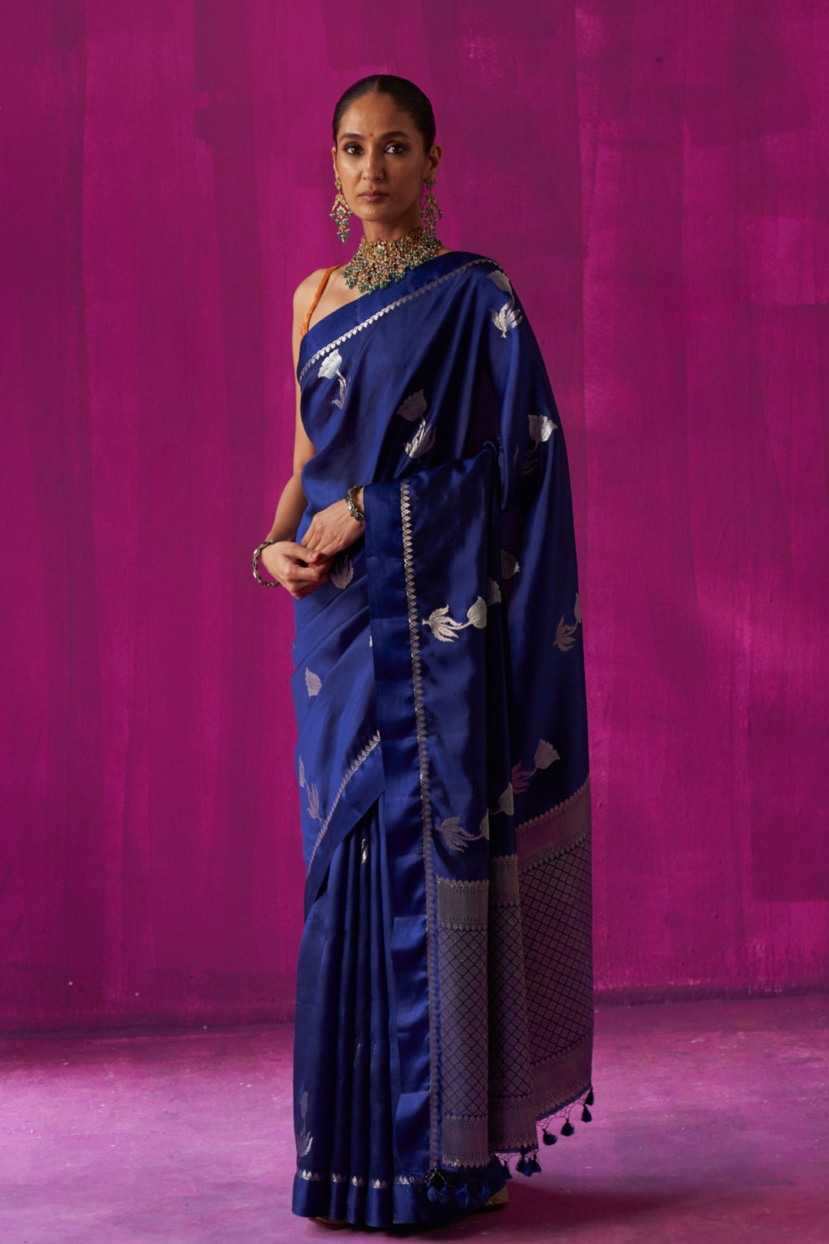 Padmini Blue Saree