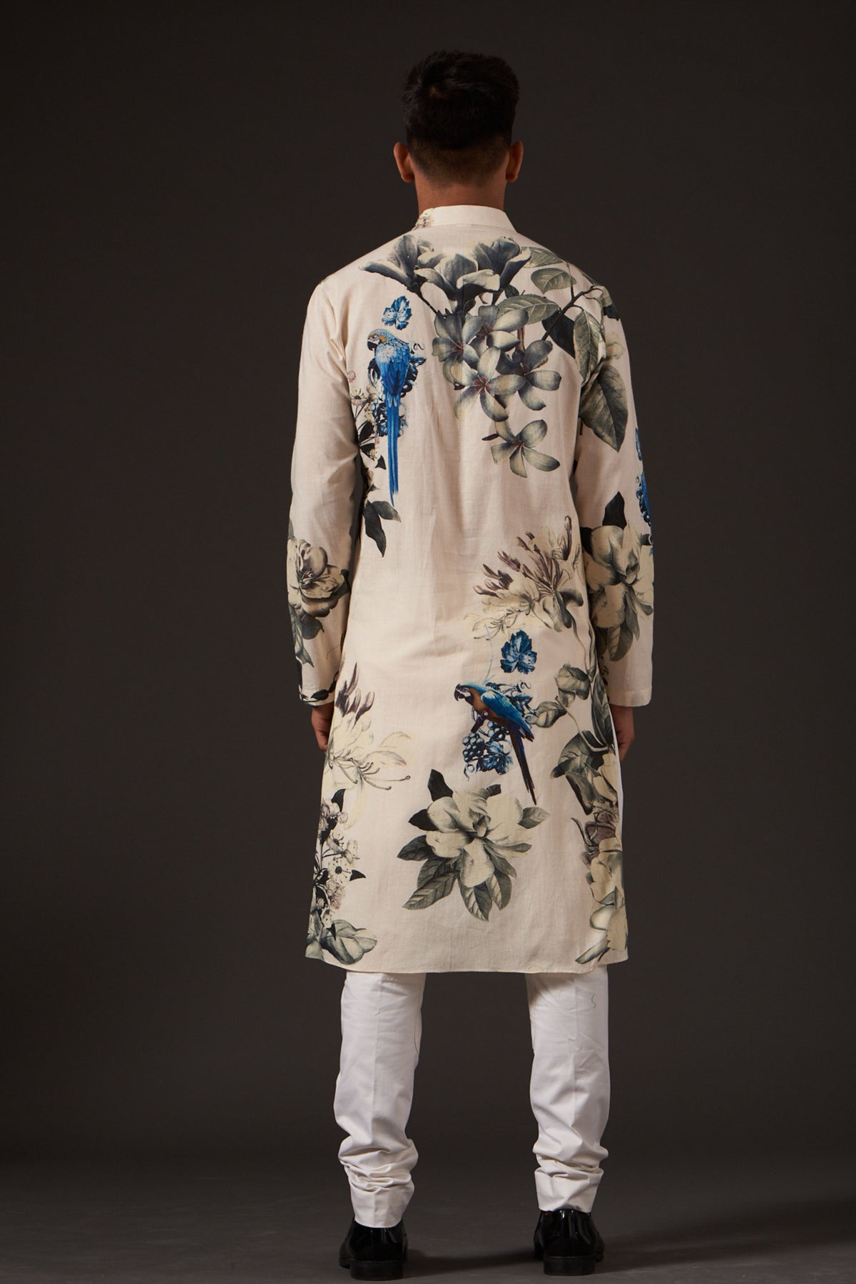 Ivory Floral Kurta Set