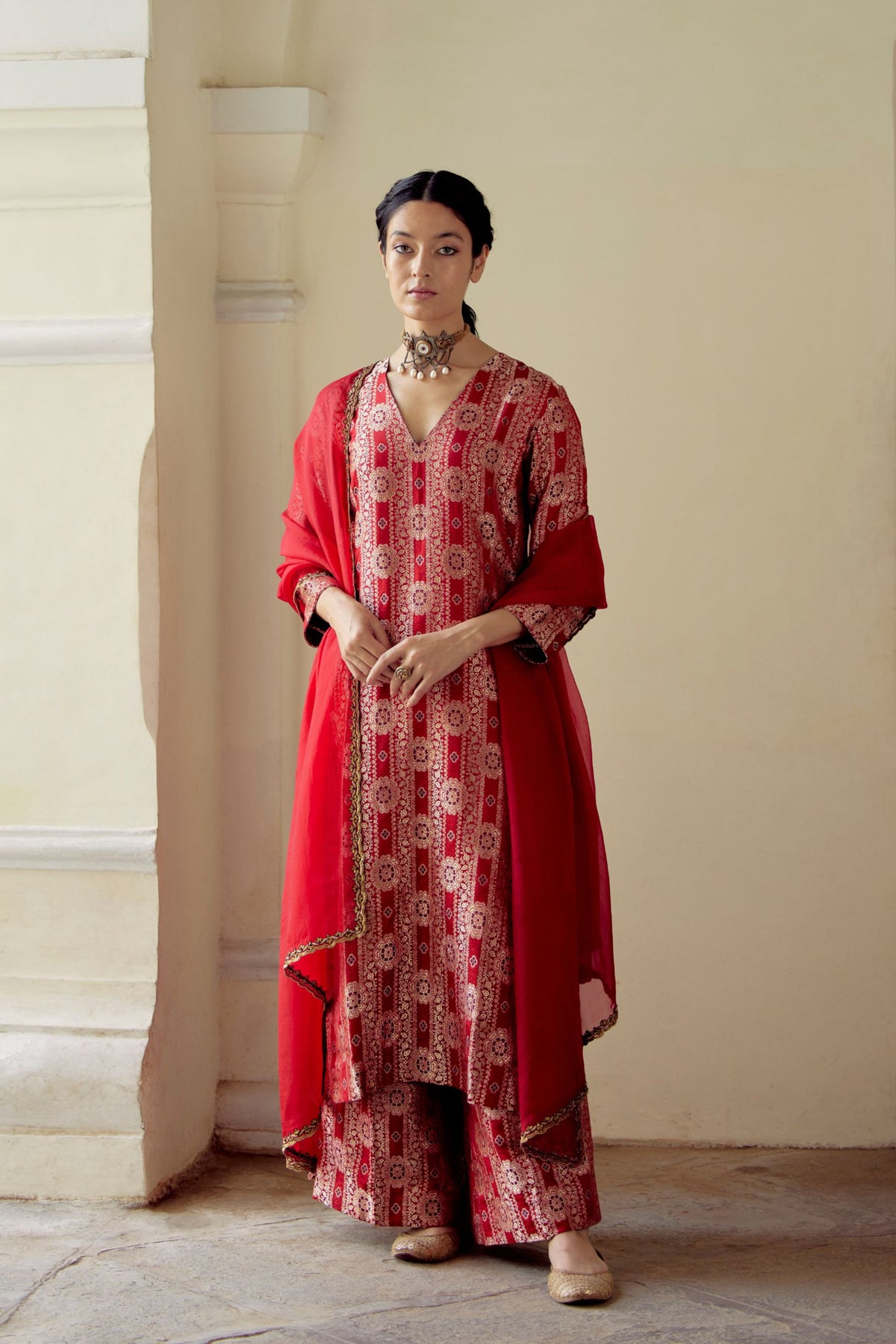 Aadishri Brocade Kurta Set