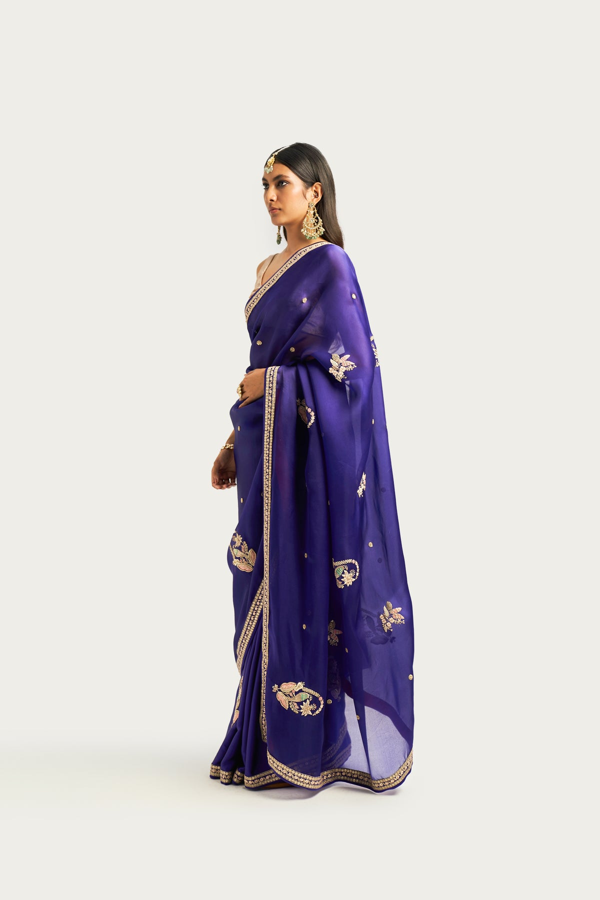 Shalimar buti jamun saree