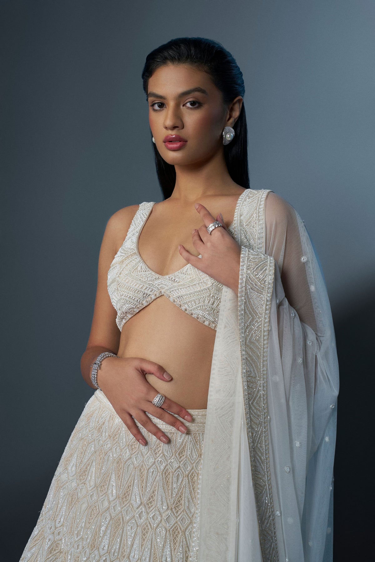 Altair Ivory Lehenga Set