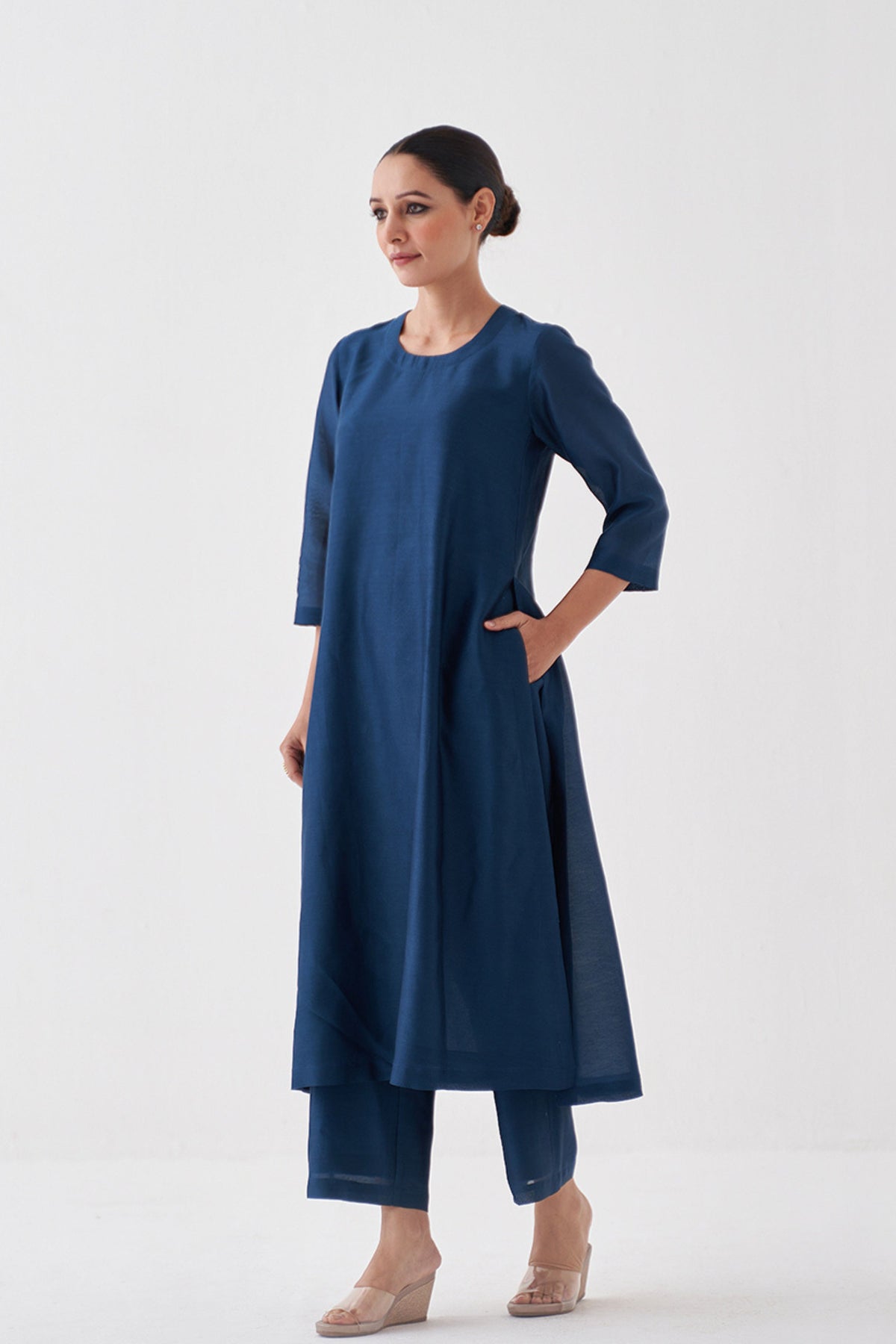 Midnight Blue Kurta