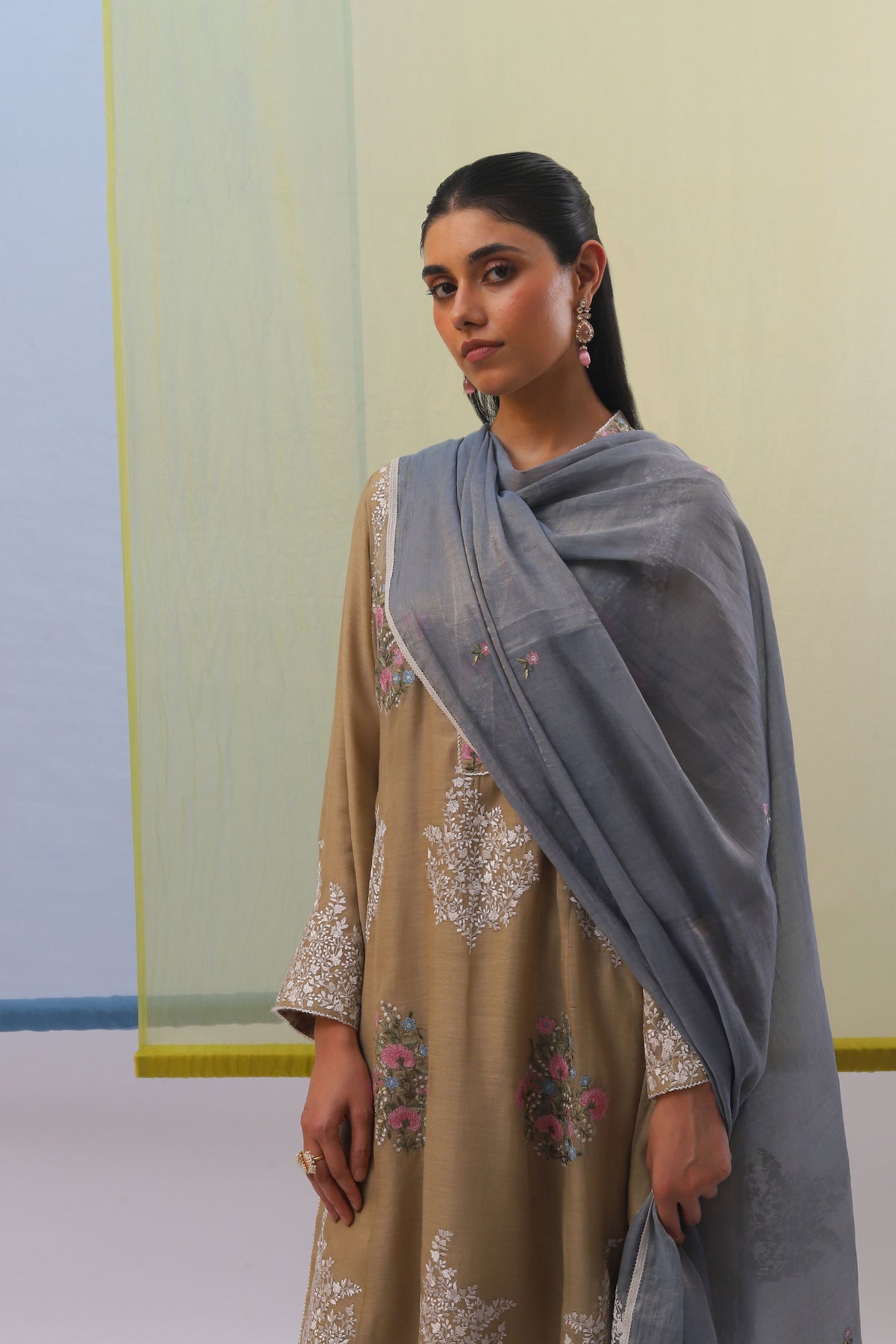 Aafia Long Kurta Set