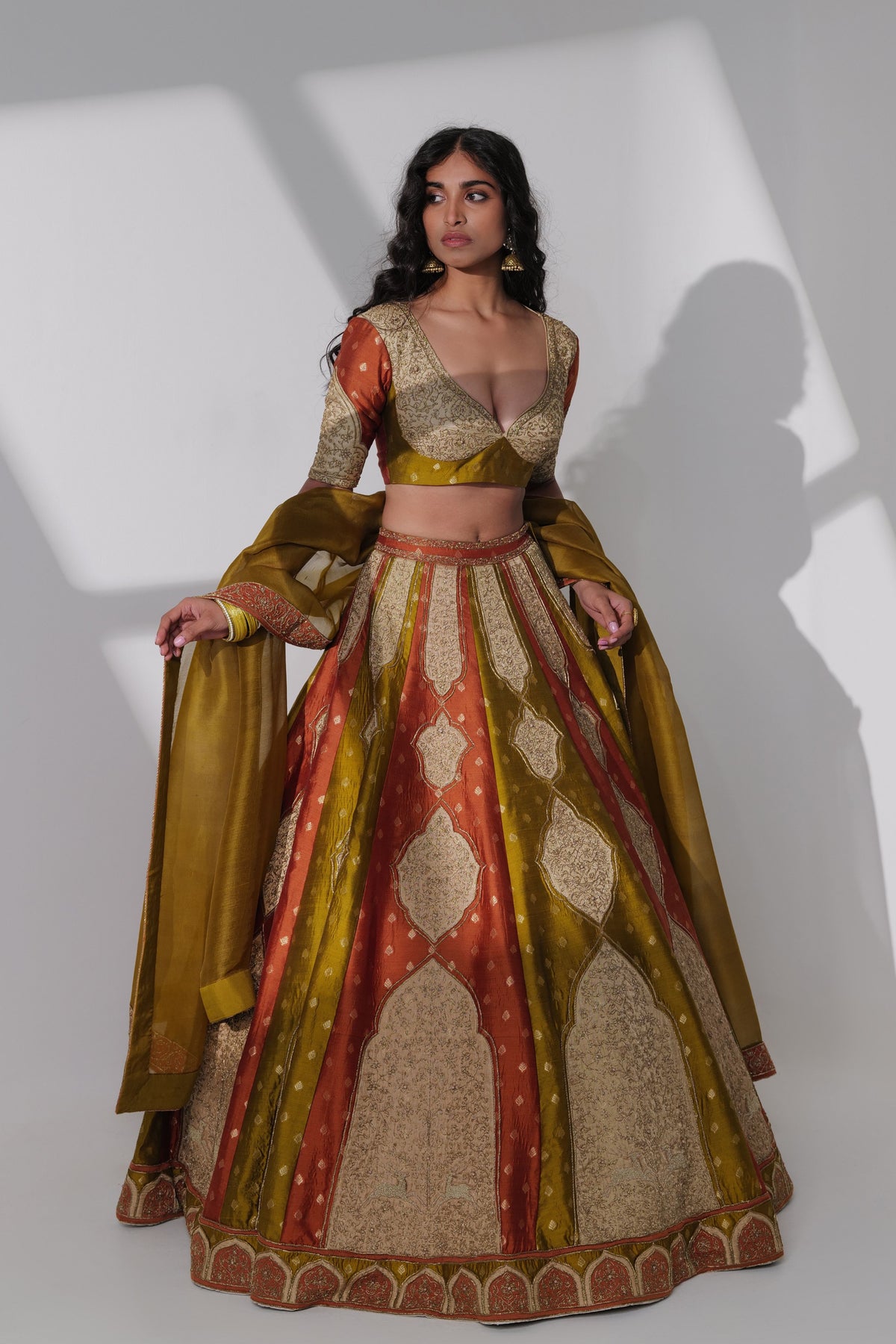 Multicolor Lehenga Set