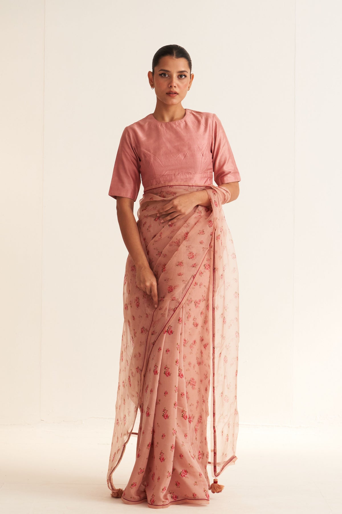 Gul Old Rose Saree