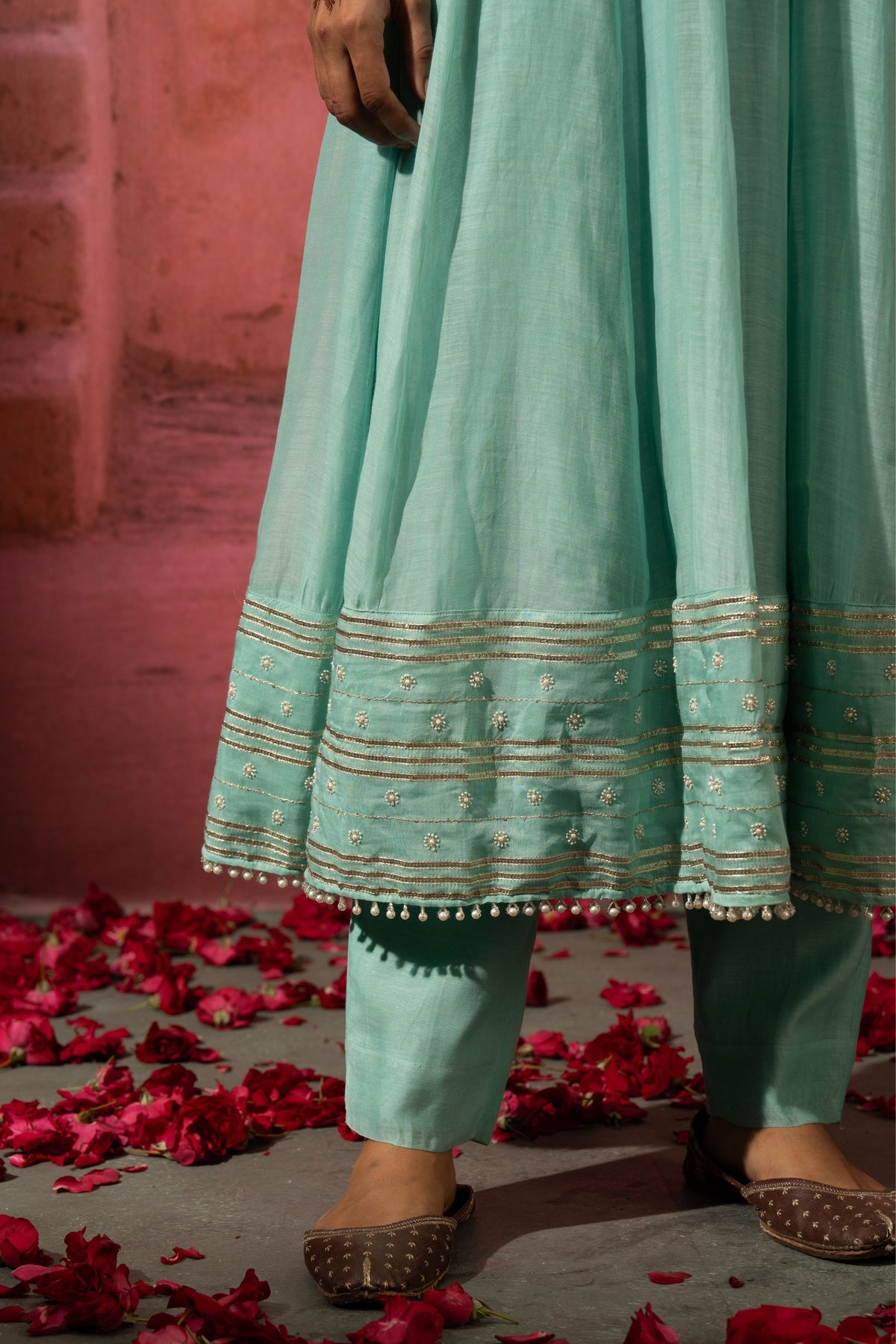 Chandni Blue Anarkali