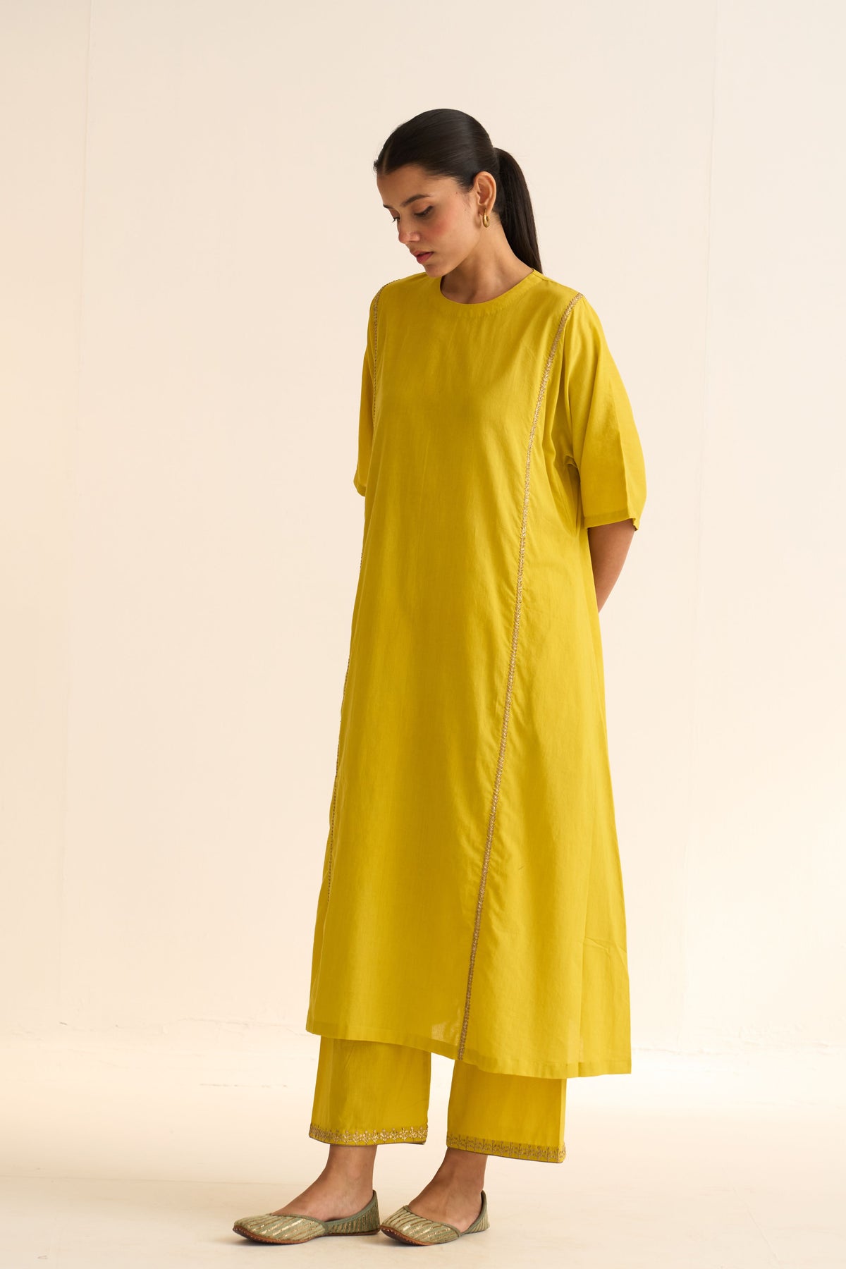 Albela Yellow Kurta