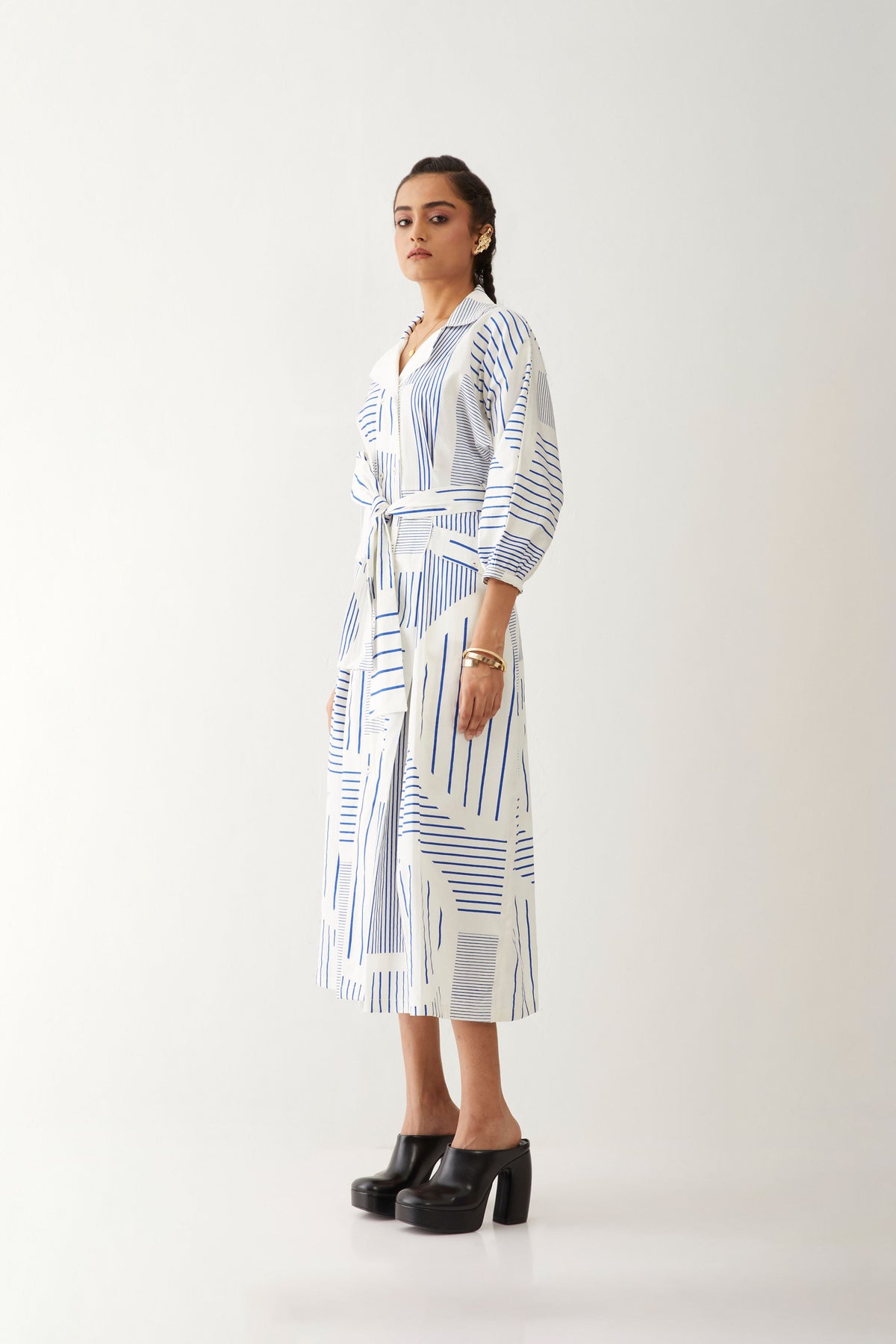 Mara Dress With Reflection Print