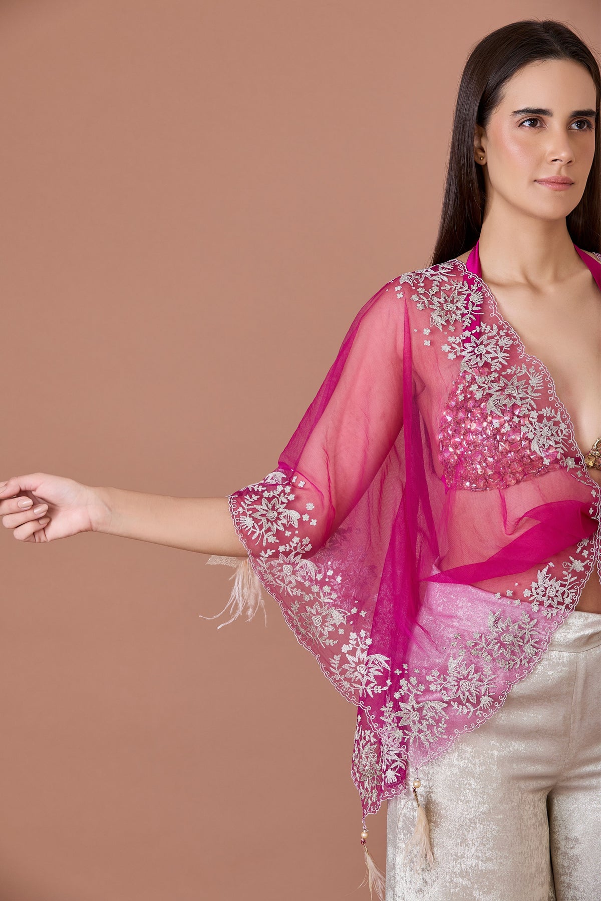 Jamun Net Kaftan