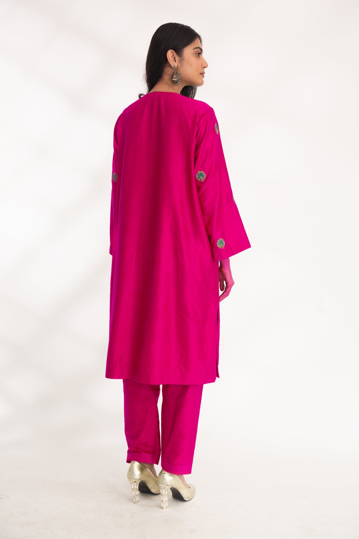 Magenta Pink Devya Kurta Set