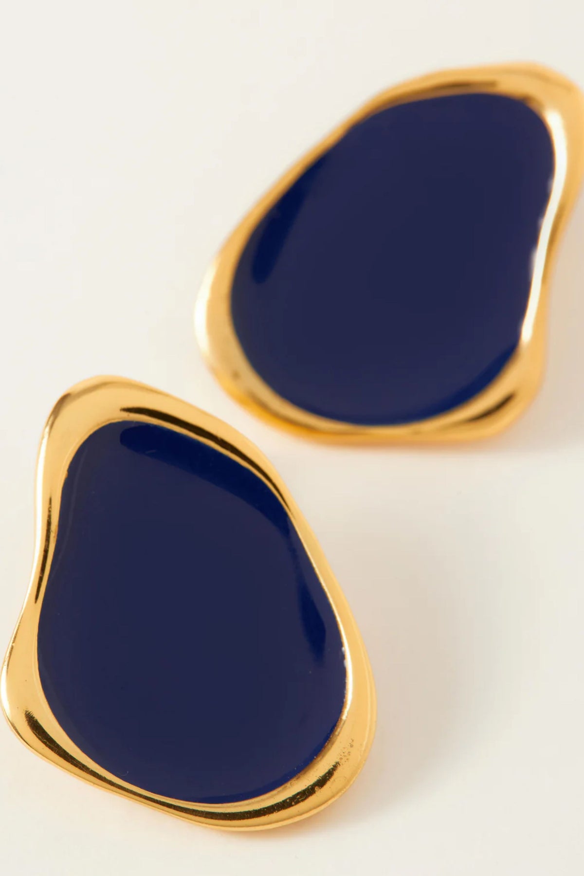 Miami Navy Earrings