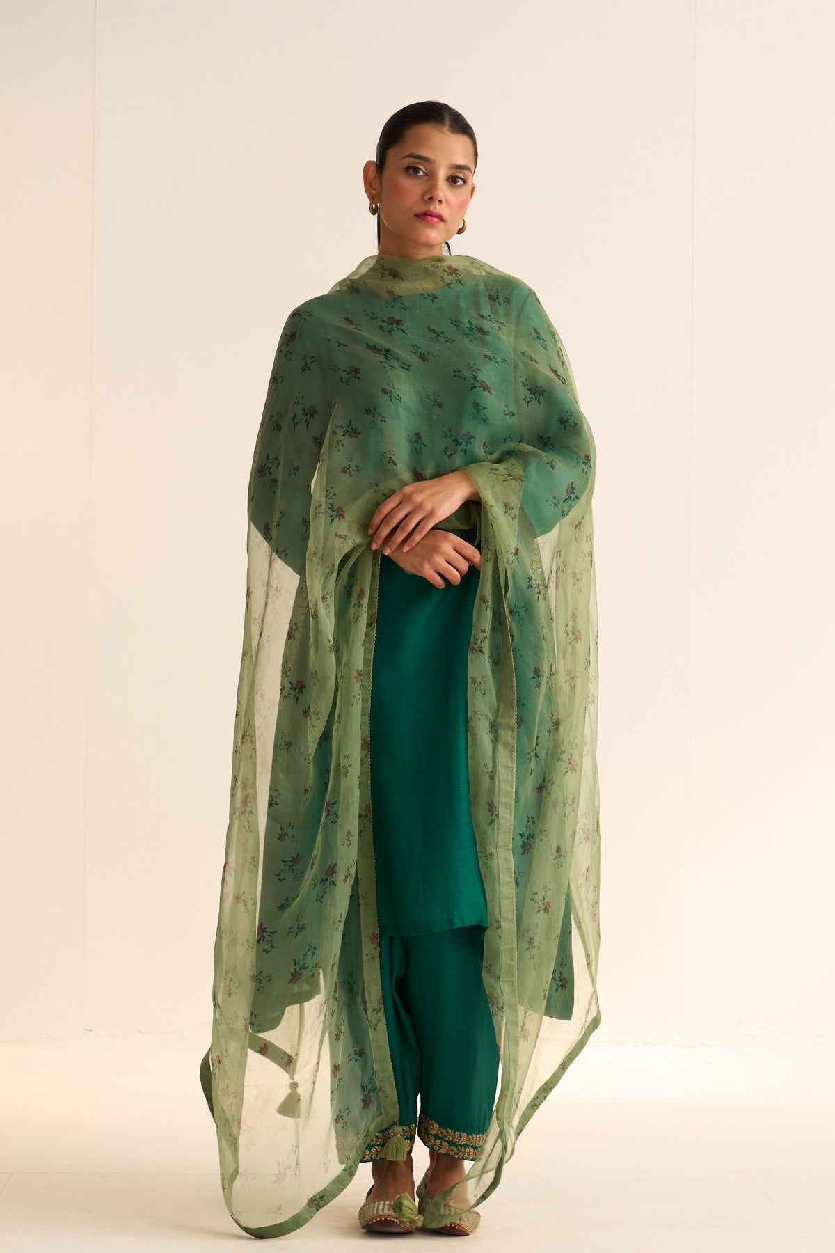 Mysa Deep Green Kurta