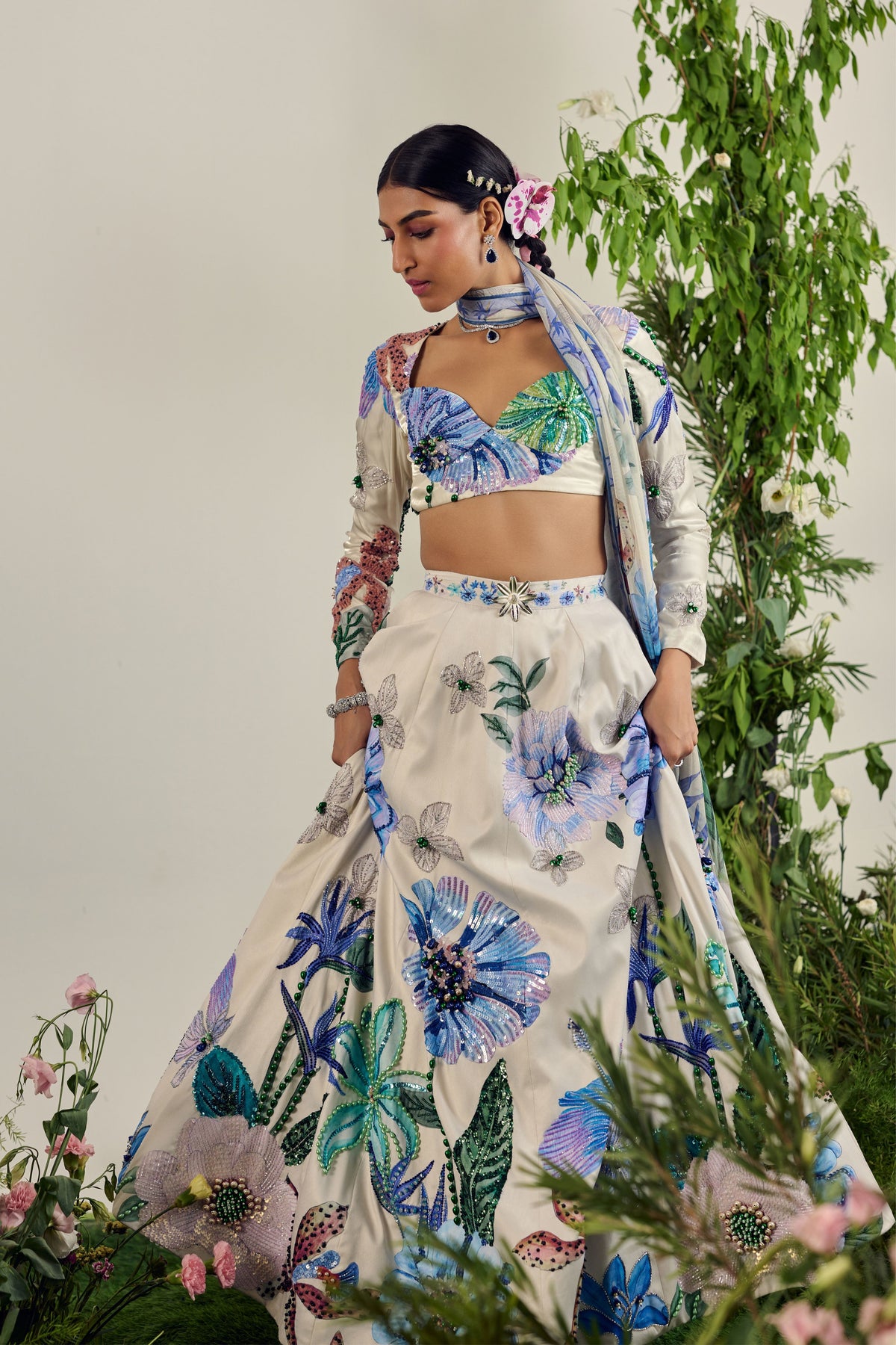 A Blooming Summer Vibe Lehenga