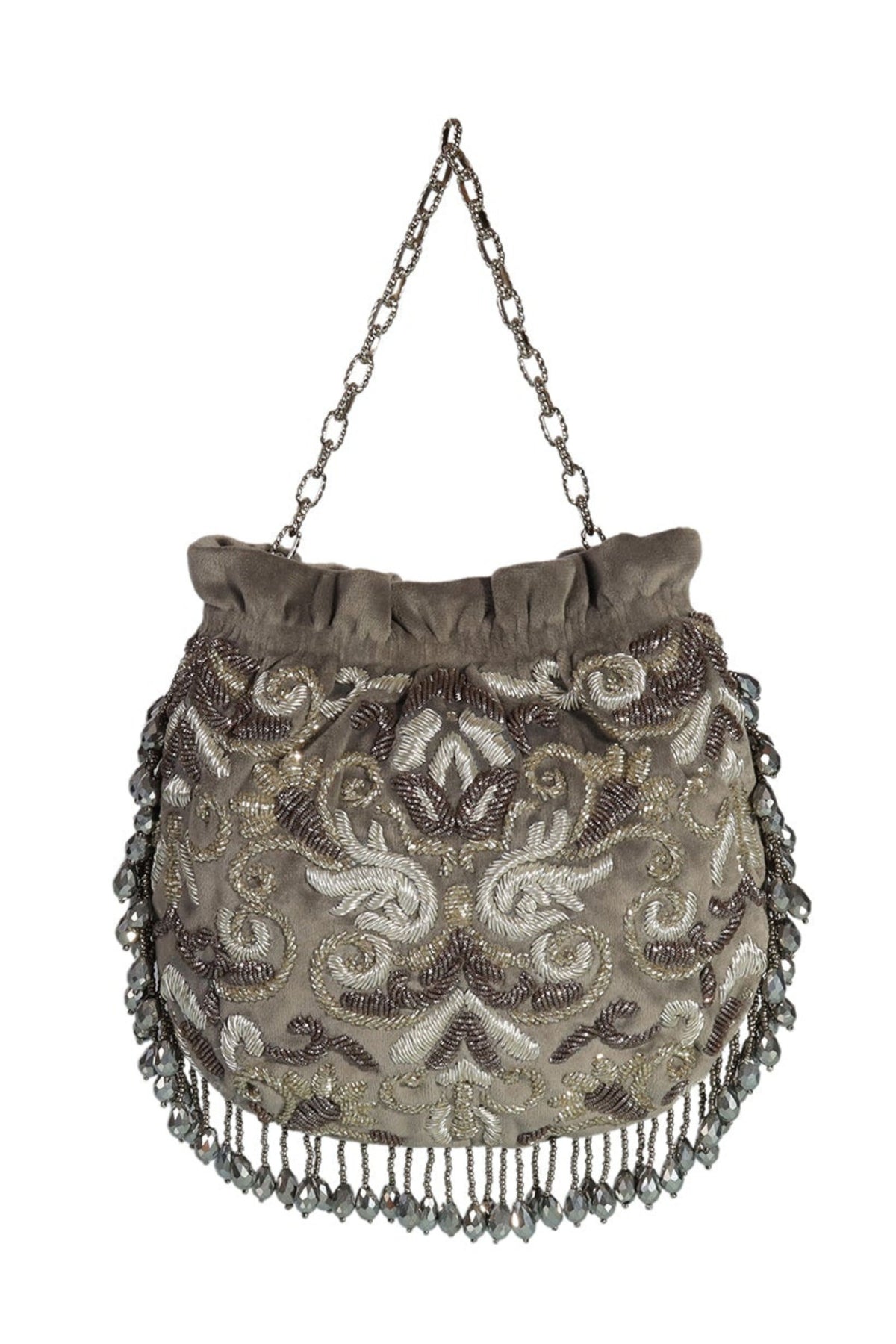 Aparajita Grey Potli Bag