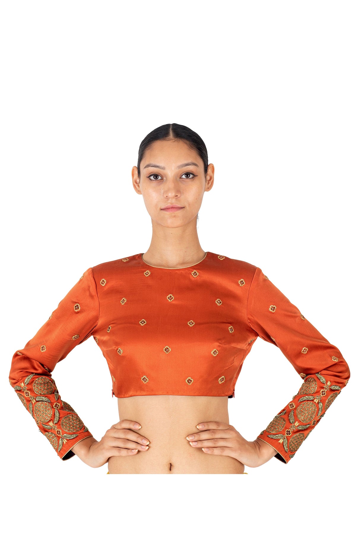 Poriem Orange Blouse