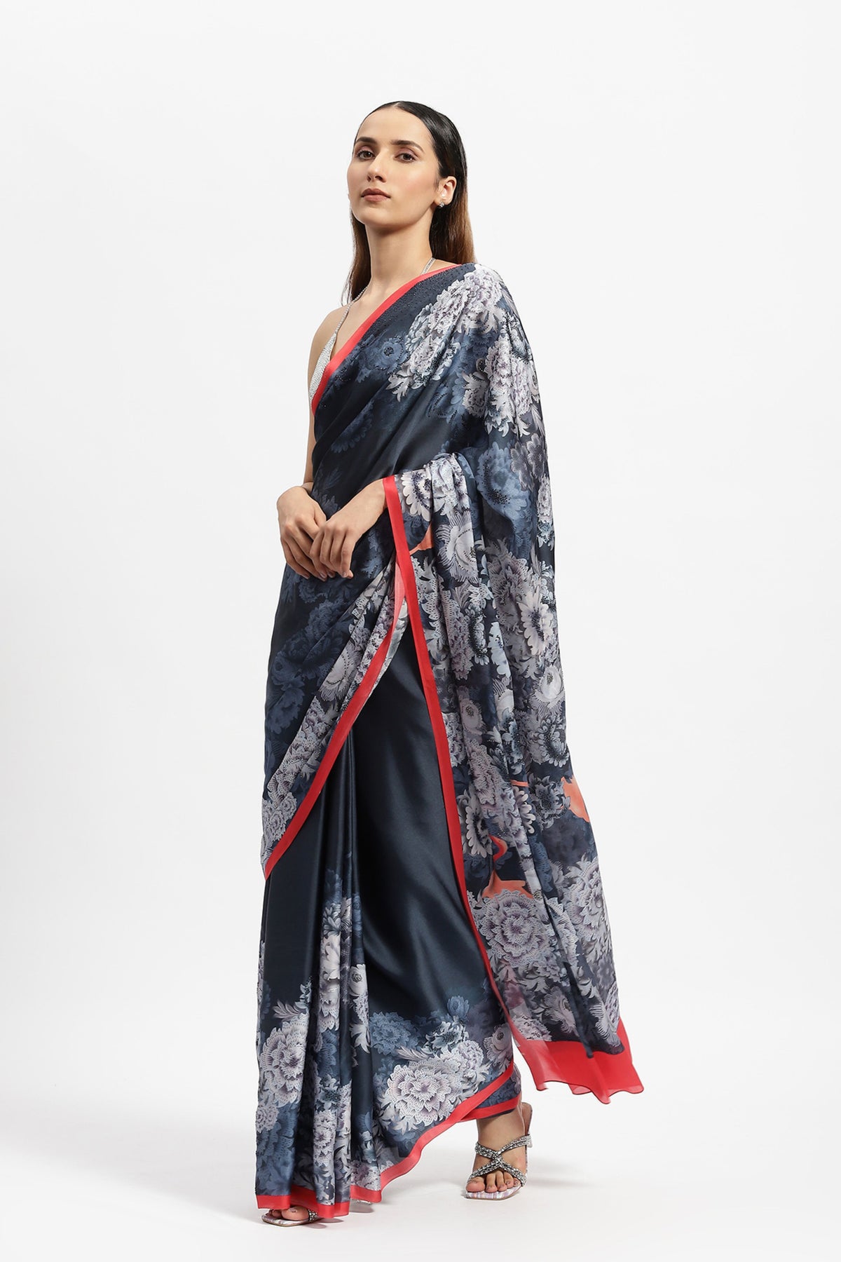 An Early Dinner Embellished Saree