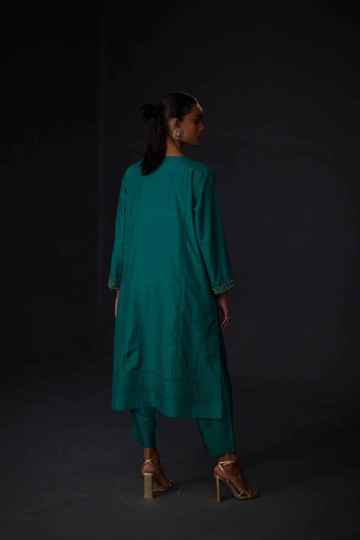 Embroidered Tunic With Trouser