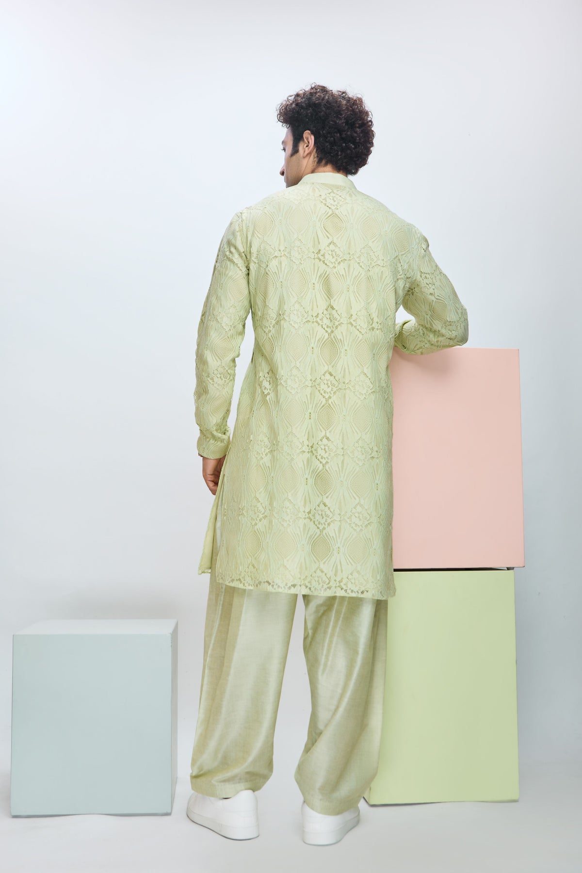 Cool Matcha Mens Kurta Set