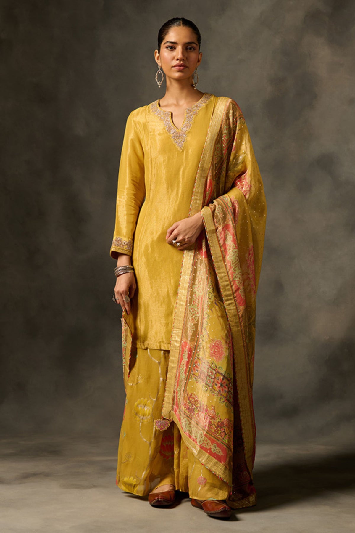 Yellow Nyima Kurta Set