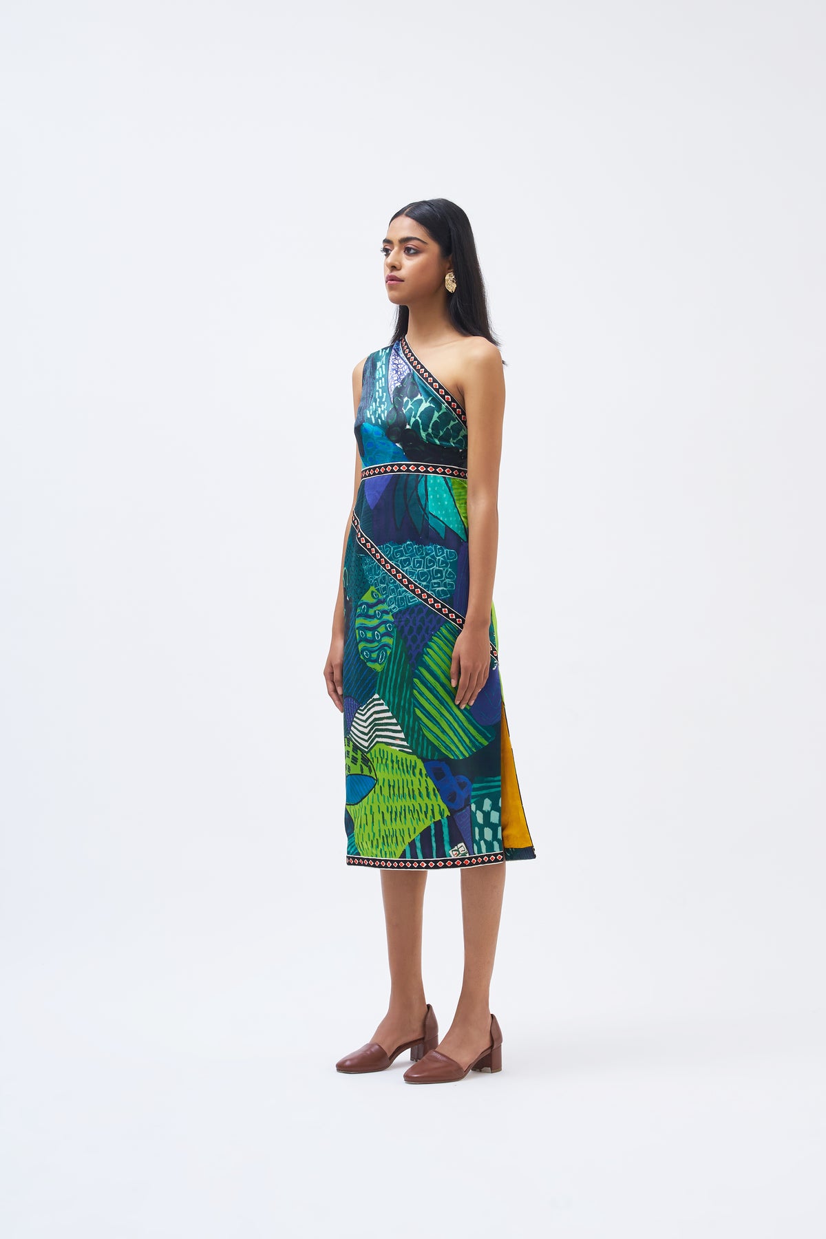 Torres Strait Forest Green Dress