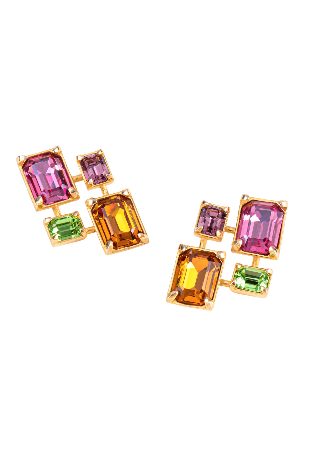 Infinity Crystal Signature Earring - Multicoloured