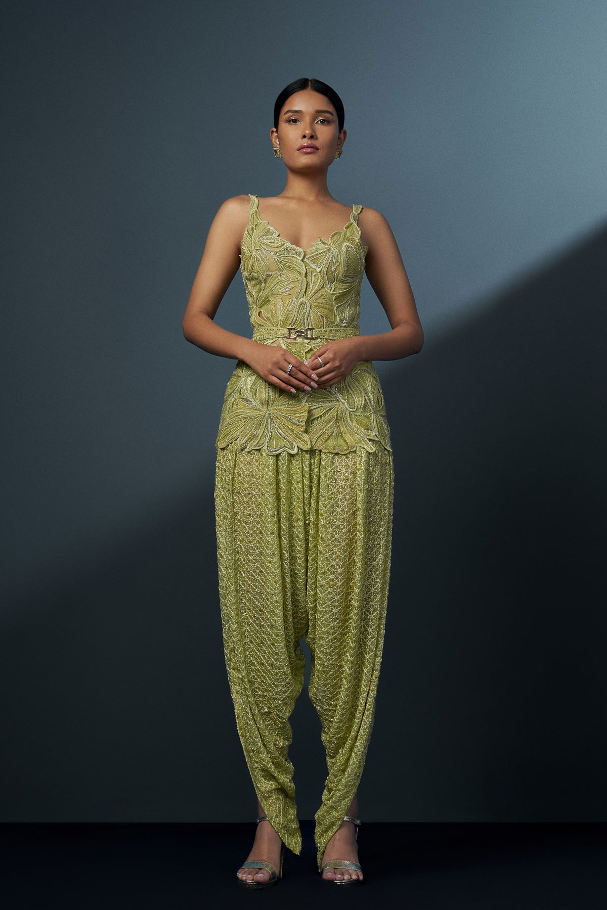 Aneeza Green Kurta With Pant