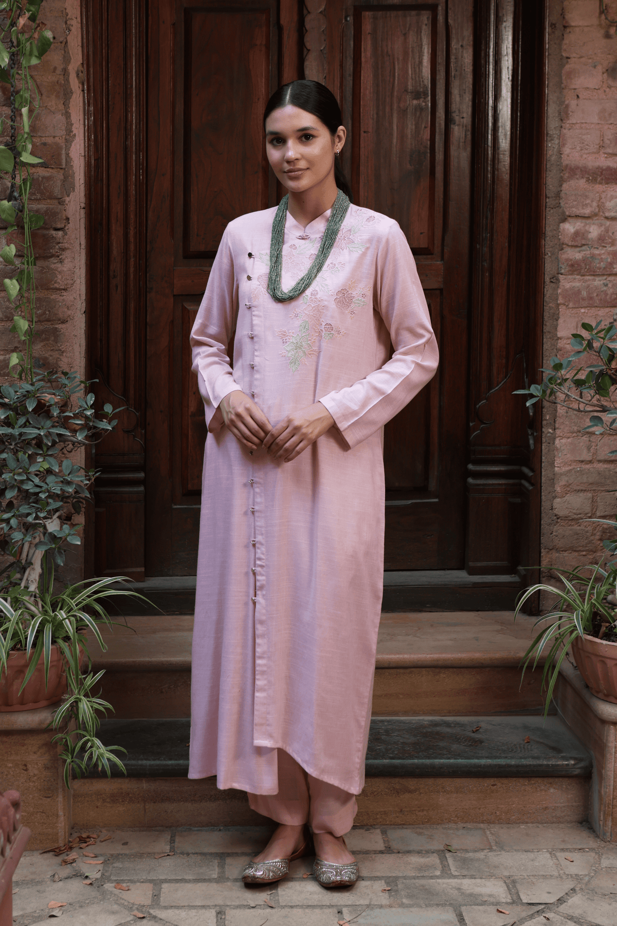 Baby Pink Kurta And Pant