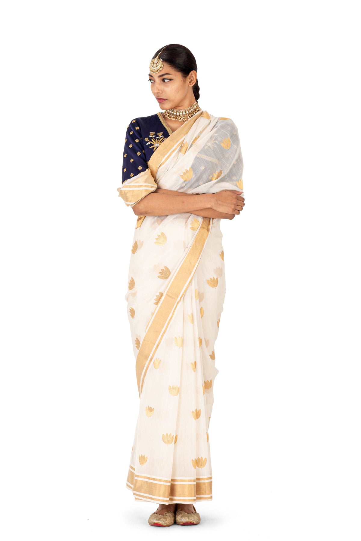 Lhasu Chanderi Silk Saree