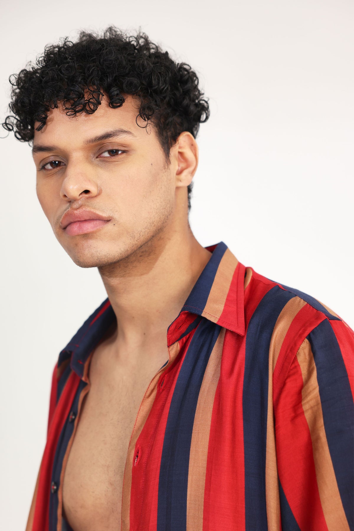 Red and Blue Stripe Shirt