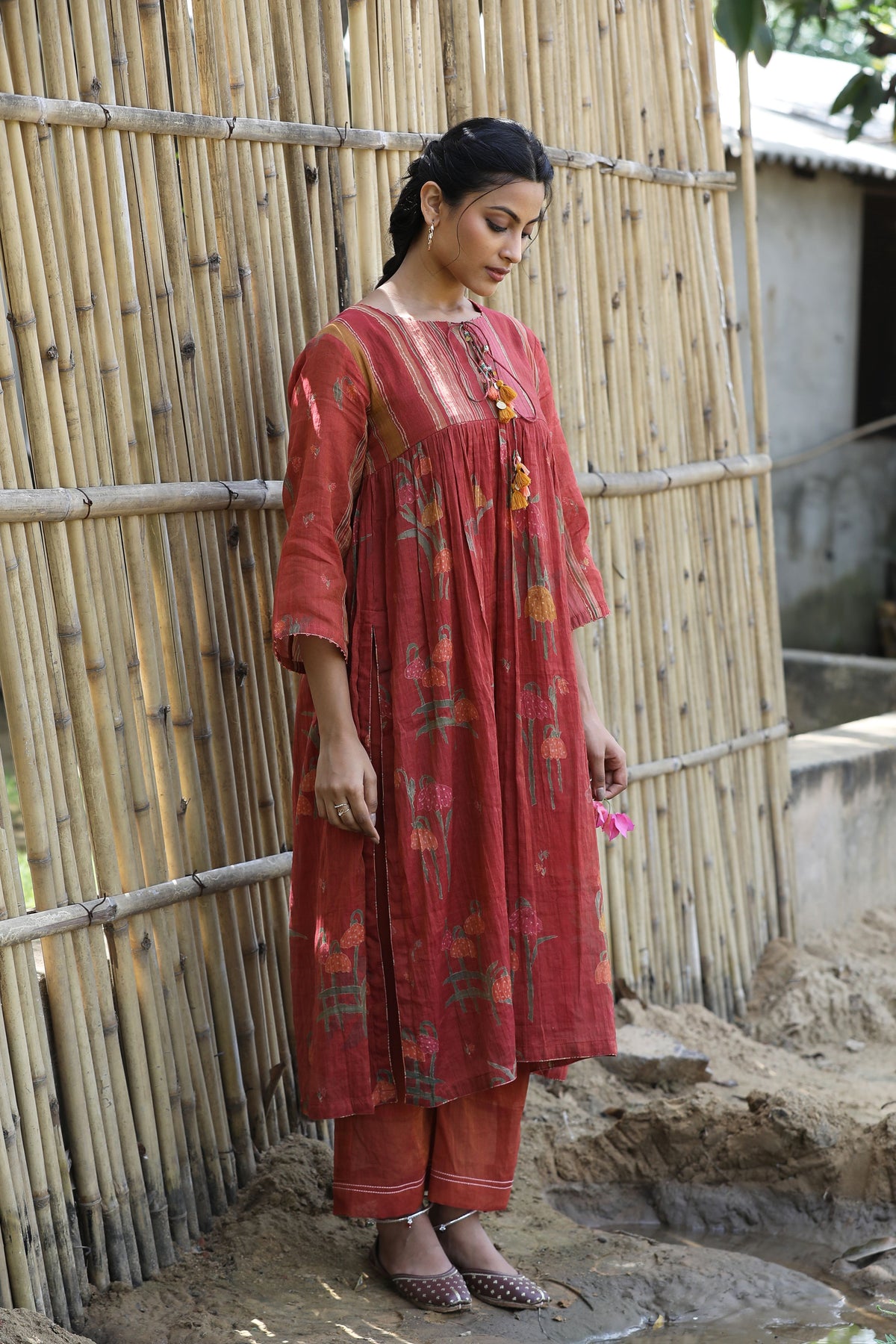 Rust Red Tunic Set