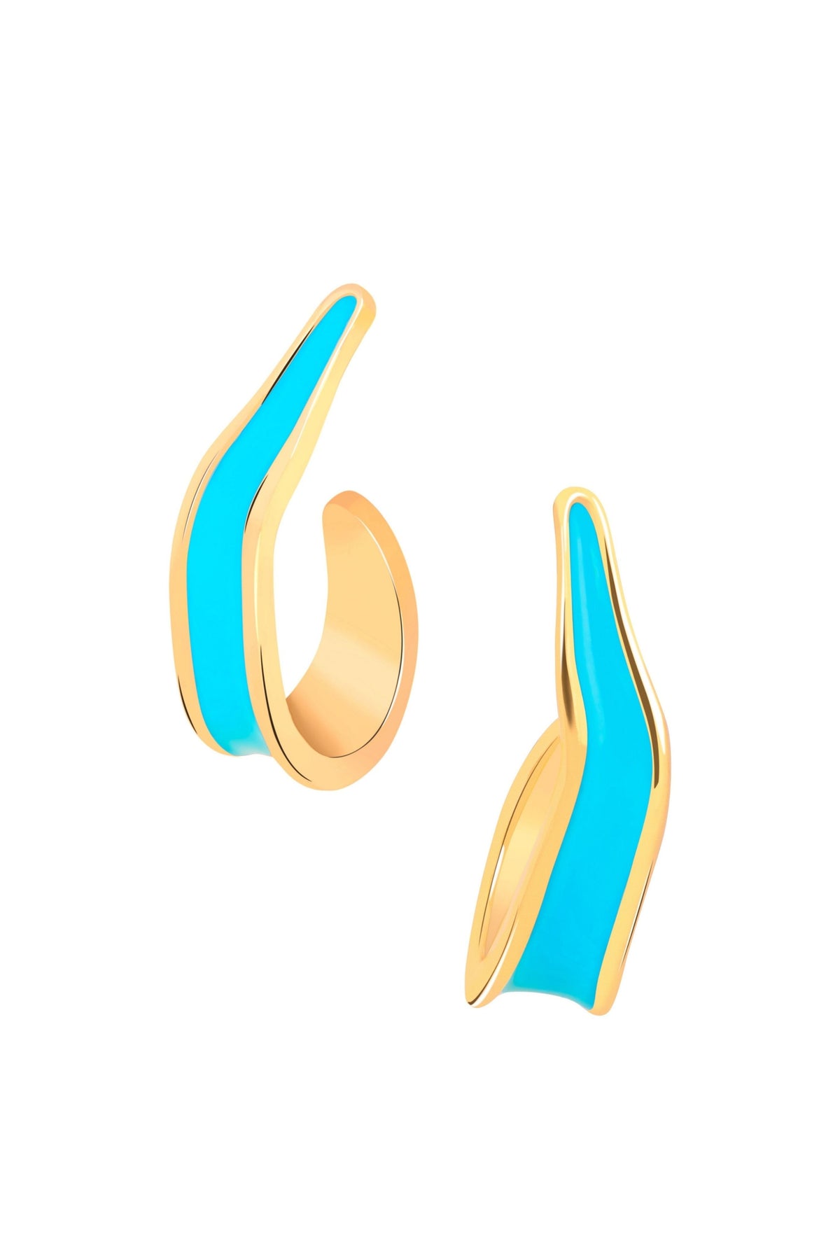 Andaman Aqua Hoops Earrings