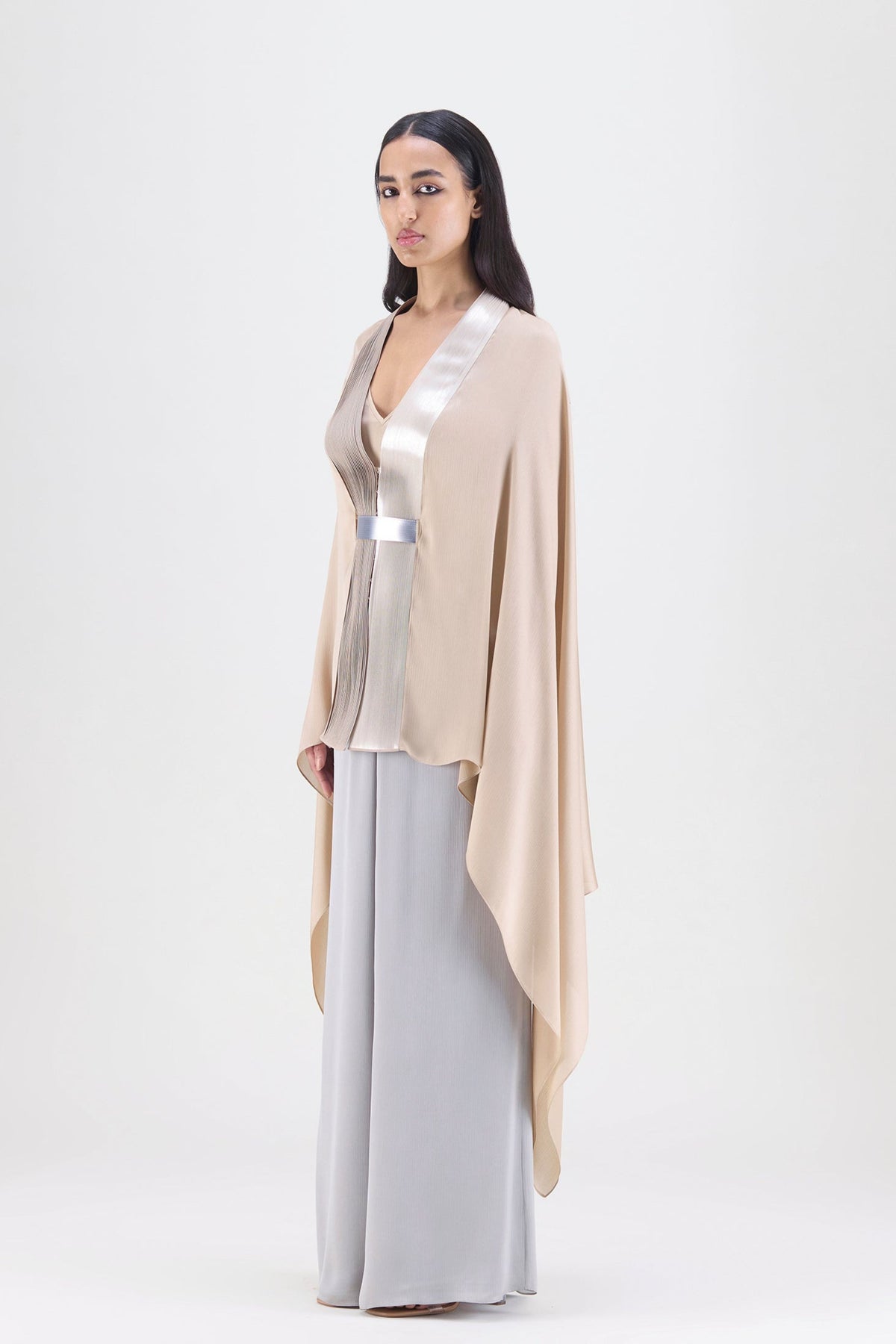 Metallic Sand Structured Cape