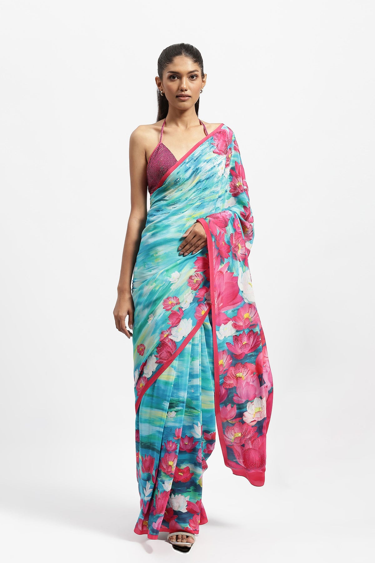 Lost at Sea Embellished Saree