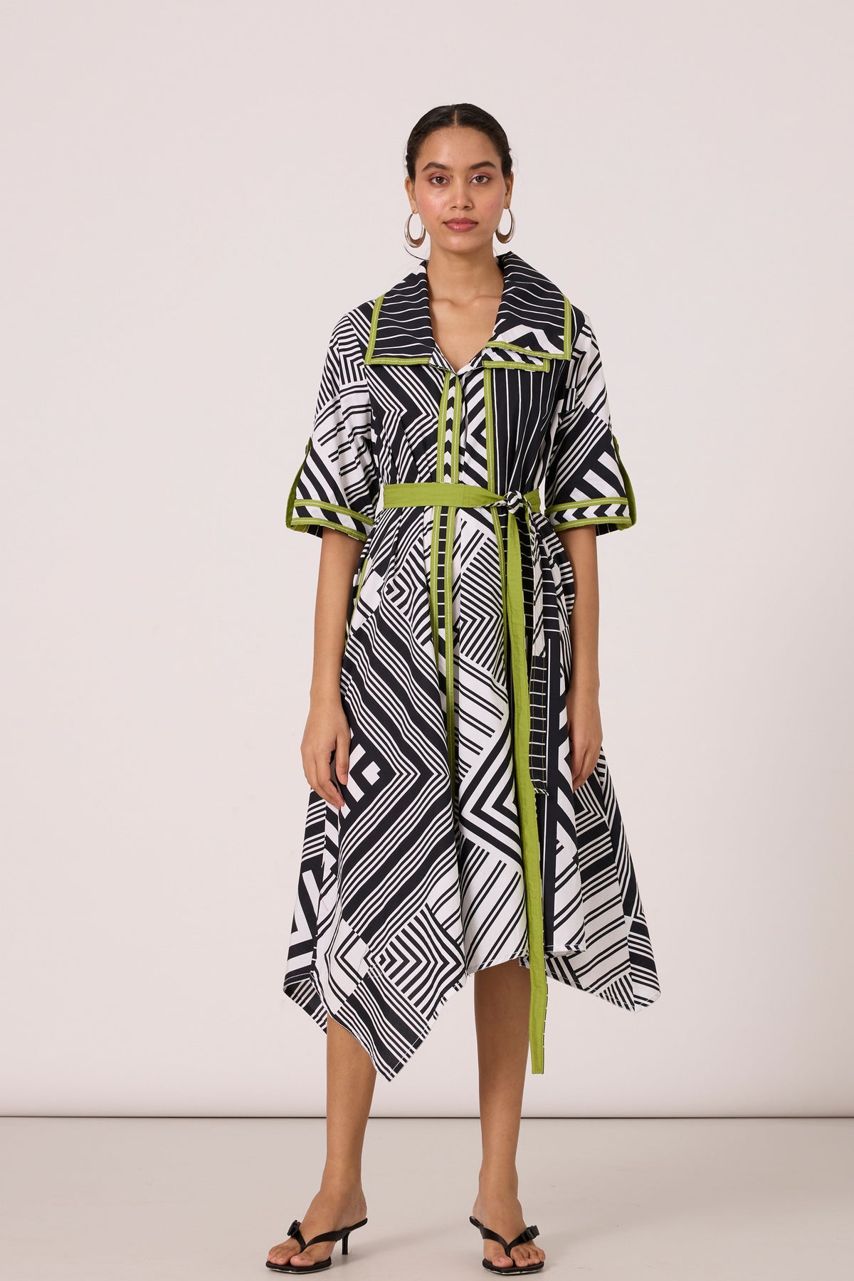 Juniper Asymmetric Printed Dress