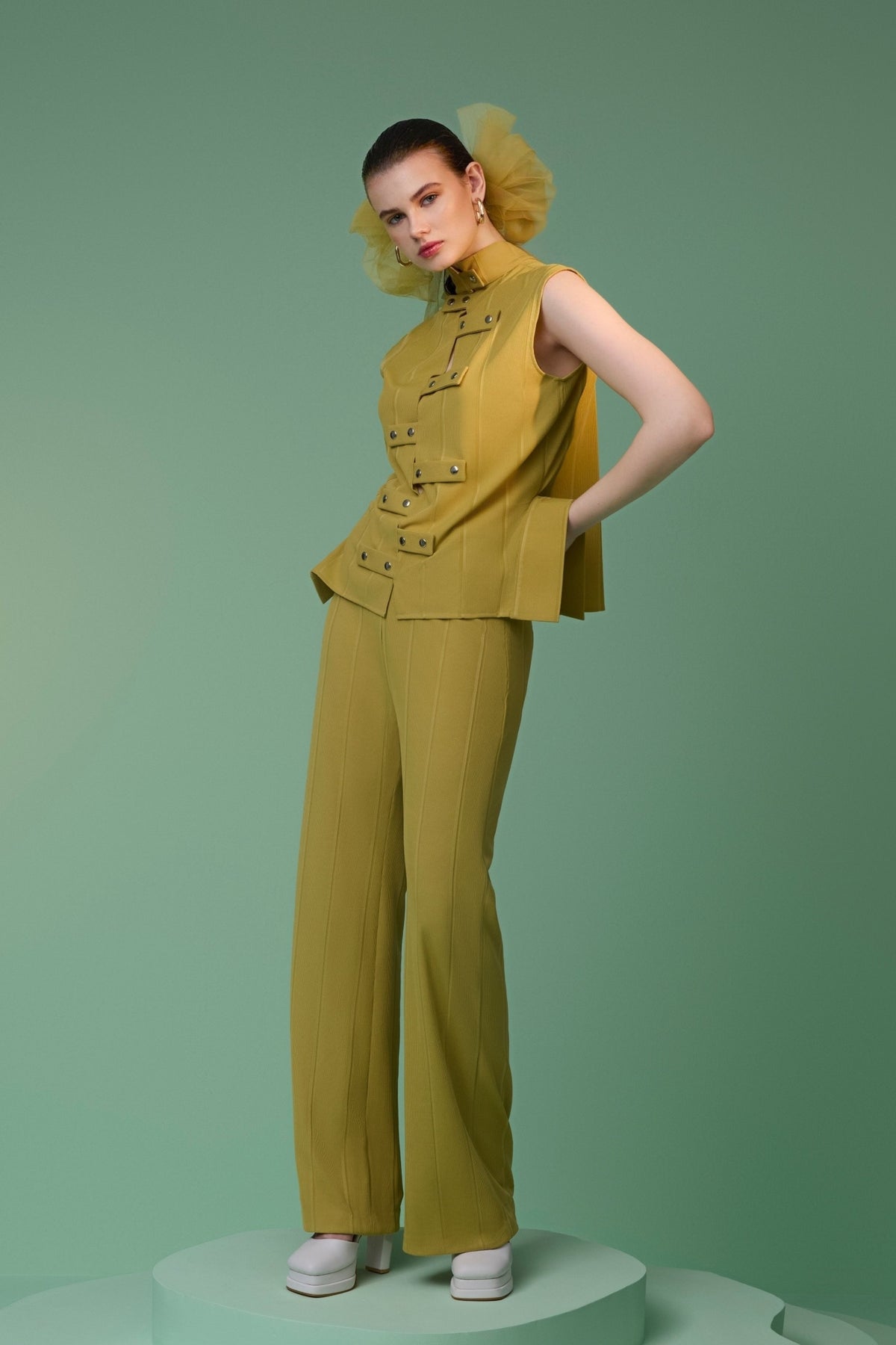 Mustard Kint Trouser