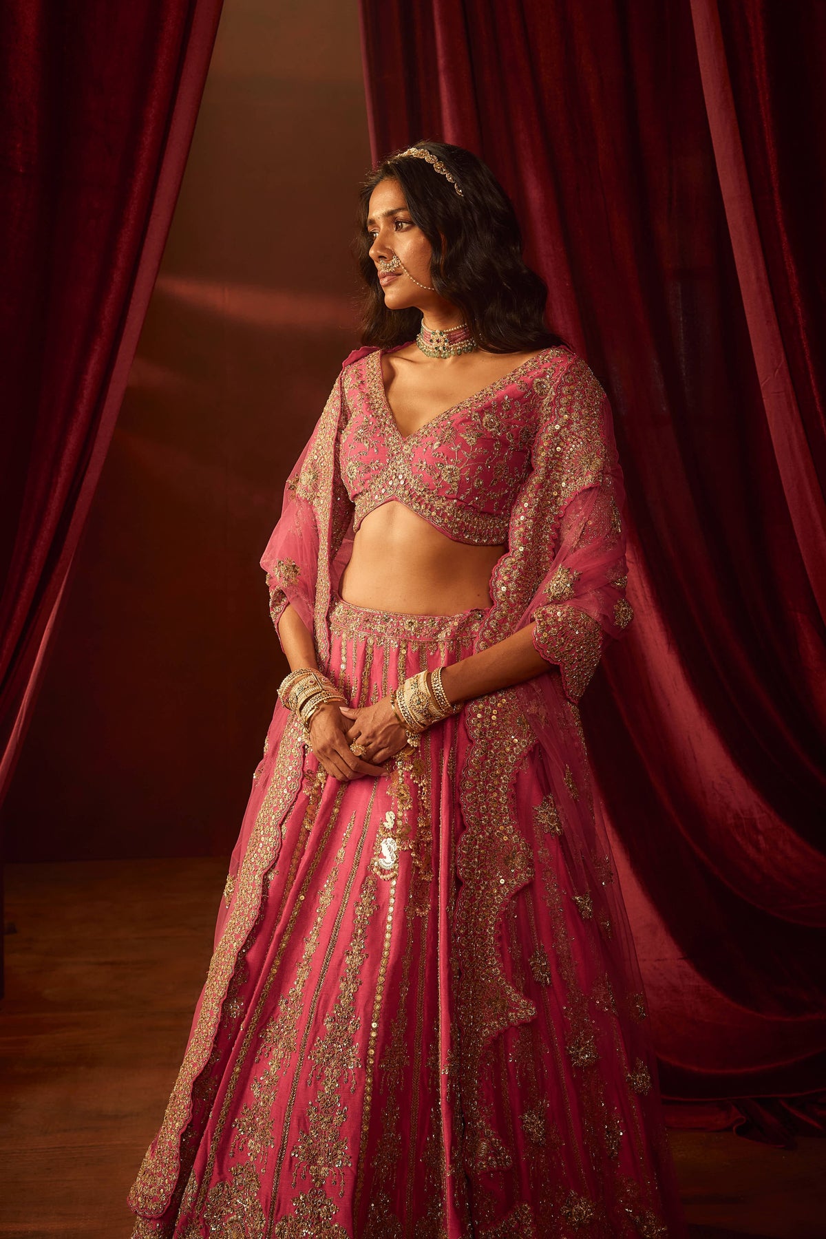 Aakruti Rani Lehenga Set