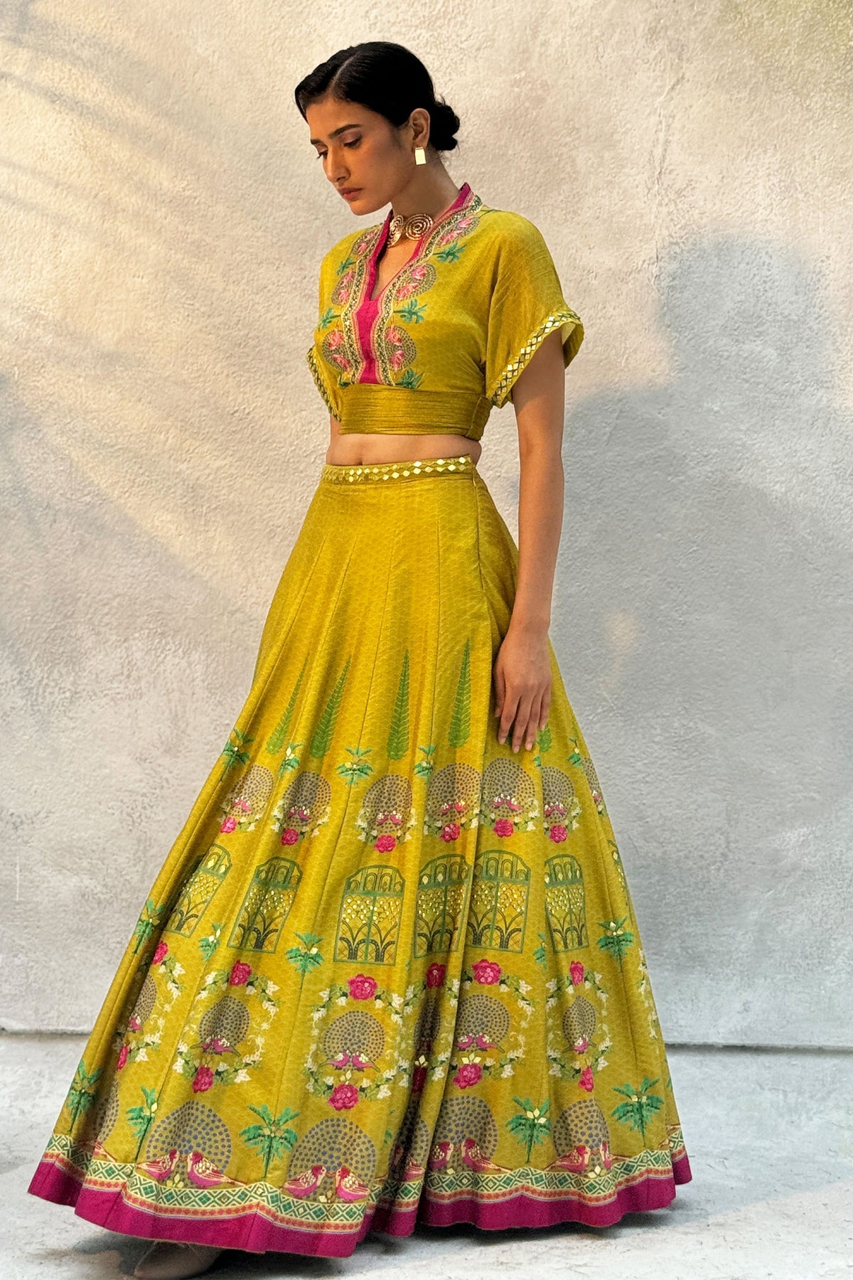 Citrin Yellow Lehenga Set