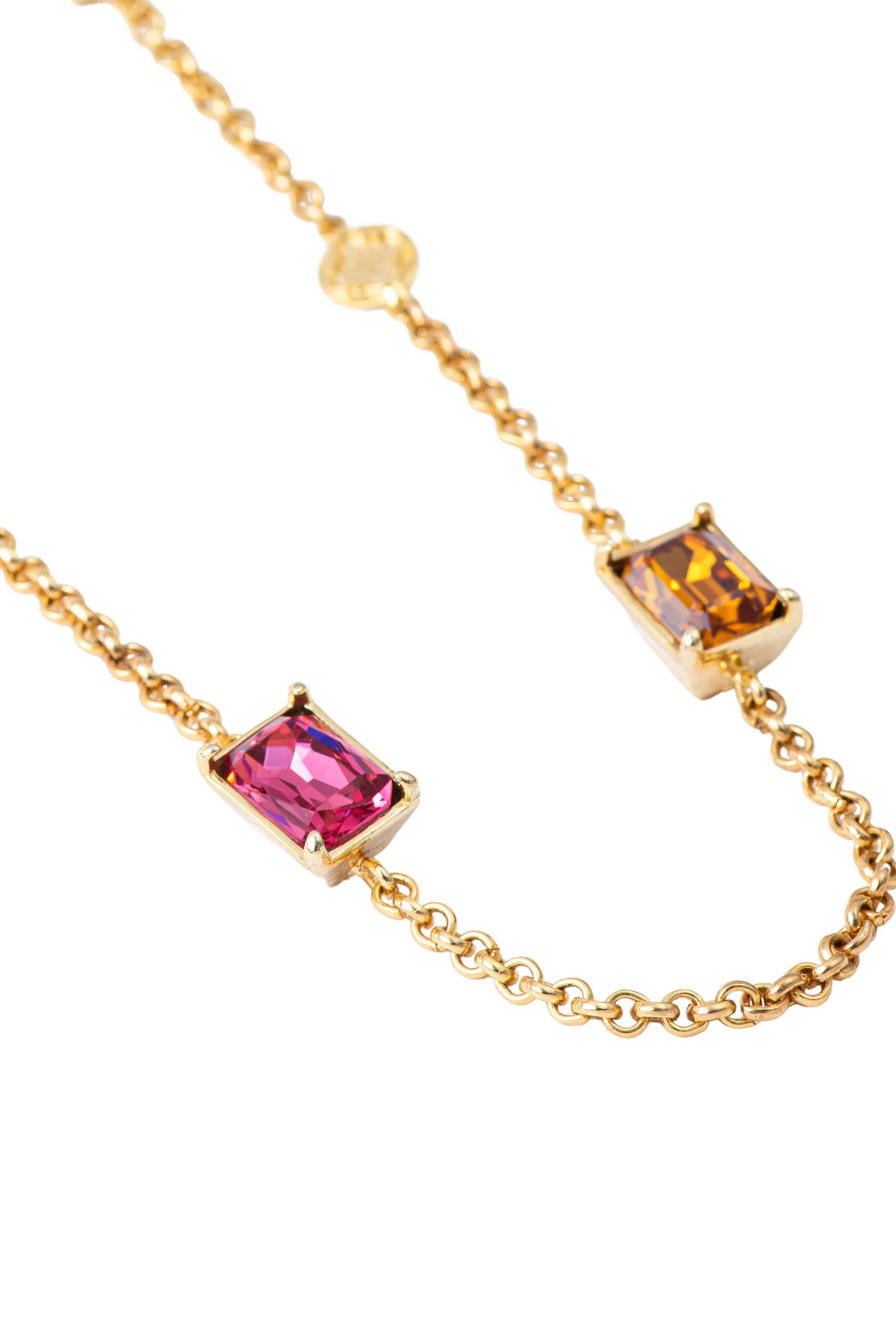 Elysian Crystal Necklace - Multicolour (l)