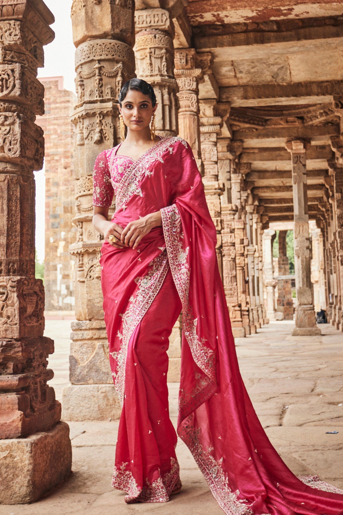 Dahlia Designer Saree Set