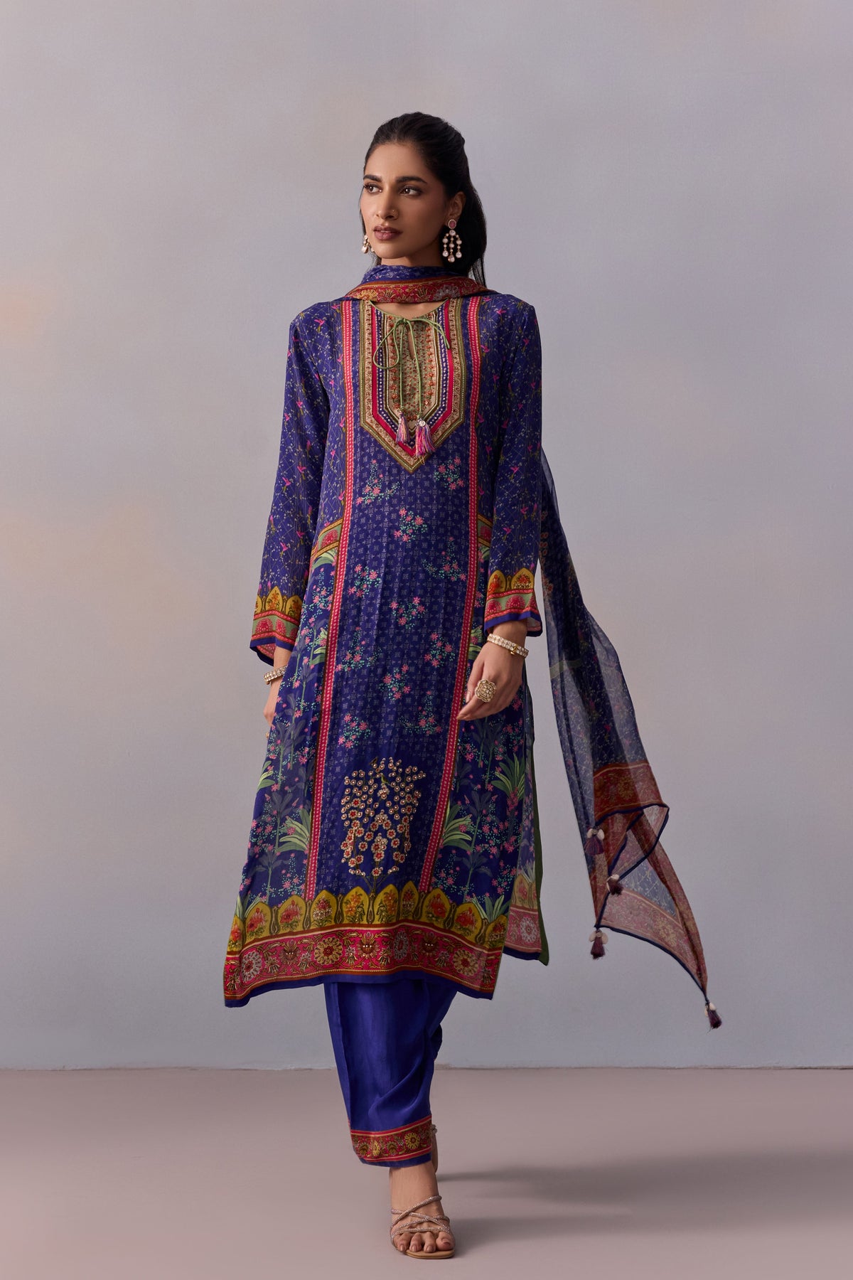 Midnight Blue Sahiba Kurta Set