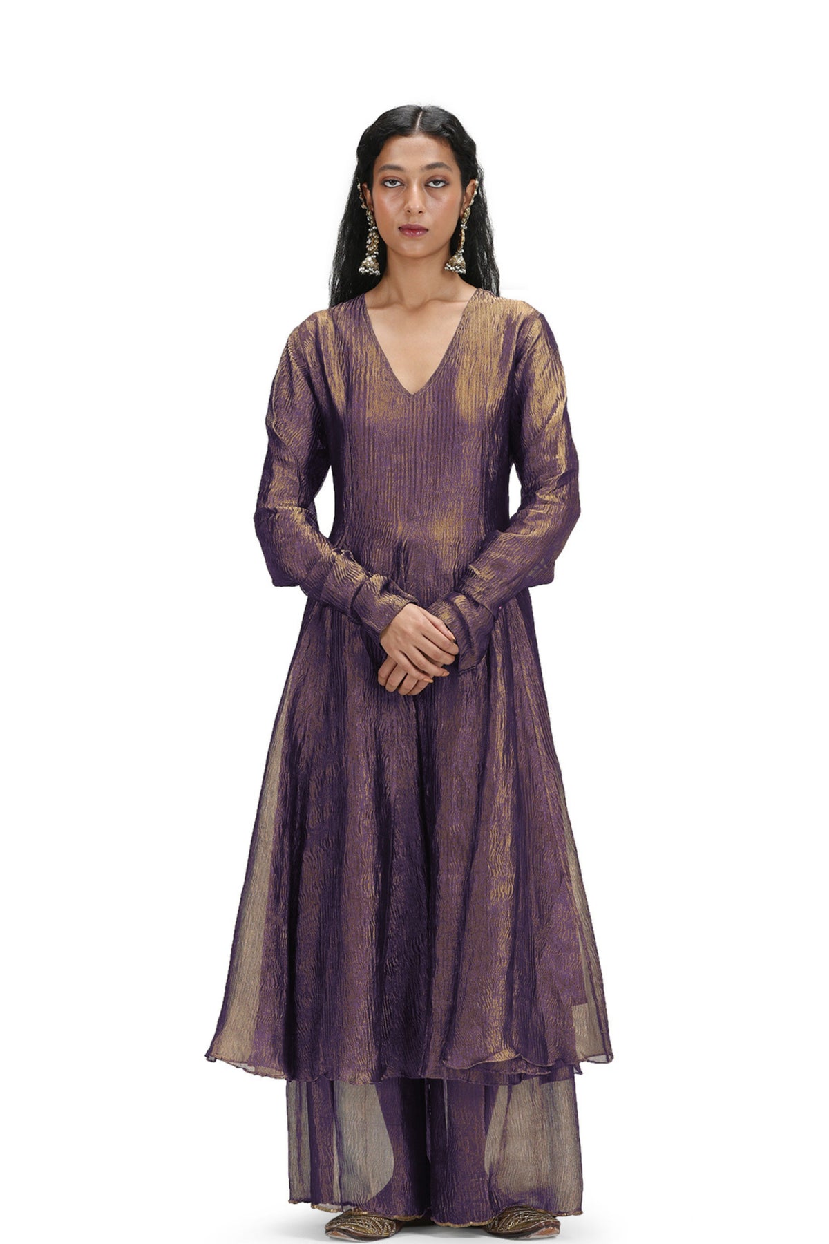 Syamala Purple Kurta Set