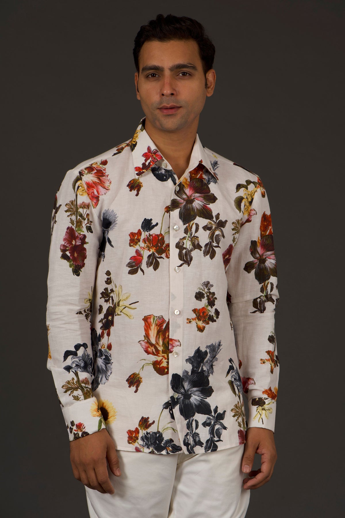 Ivory Printed Shirt