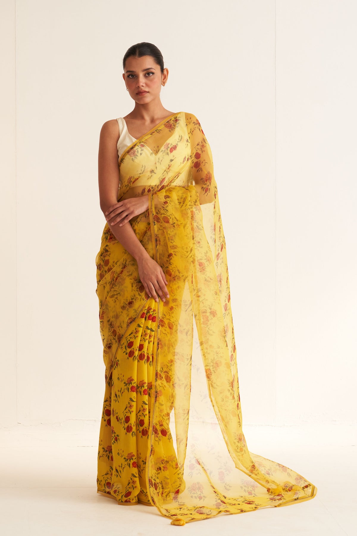 Mohini Yellow Saree